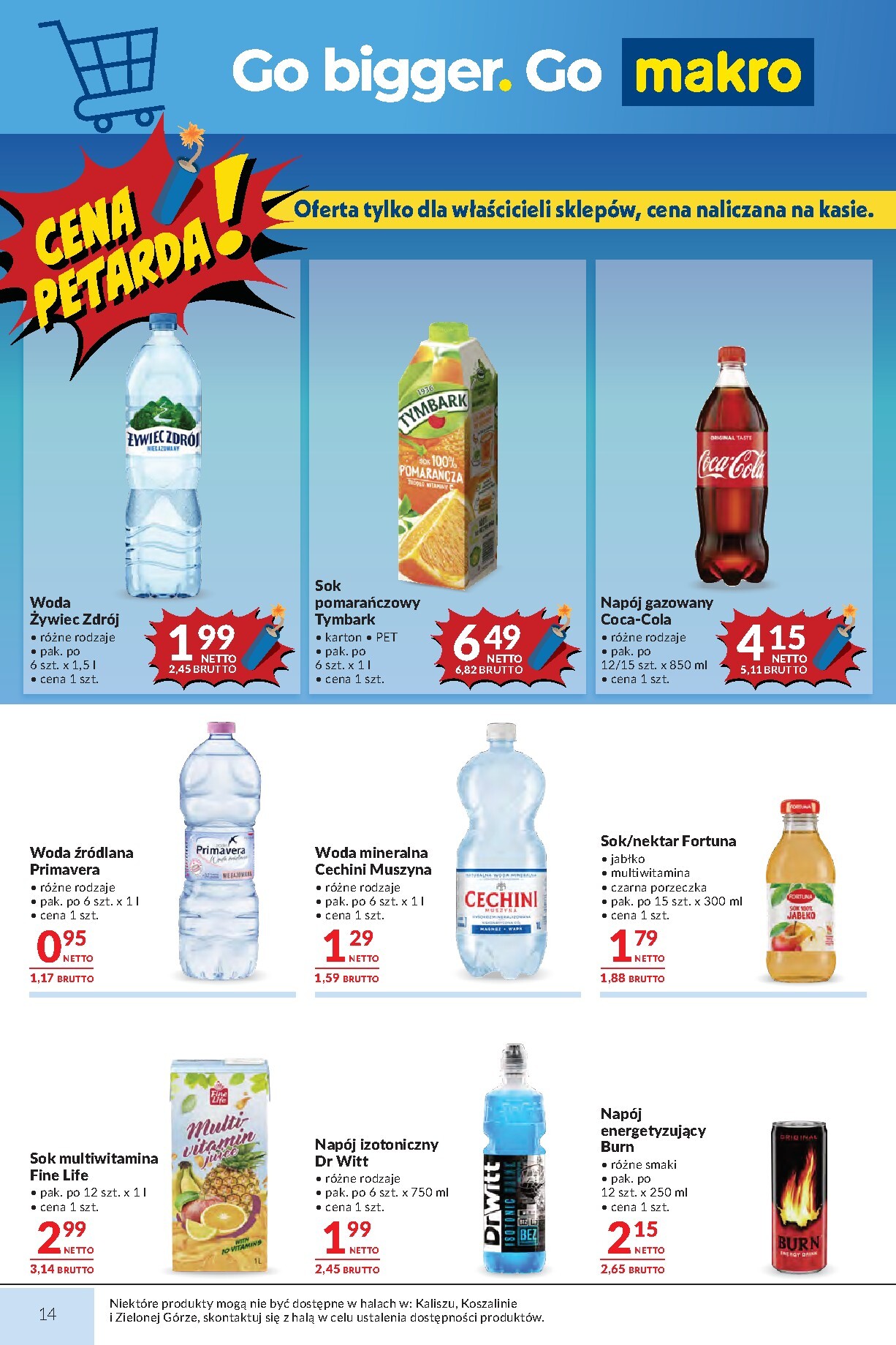 makro - Nowa gazetka Makro - Mega oferty dla Twojego Sklepu ważna od 21.07.2026 do 03.08.2026 - page: 14