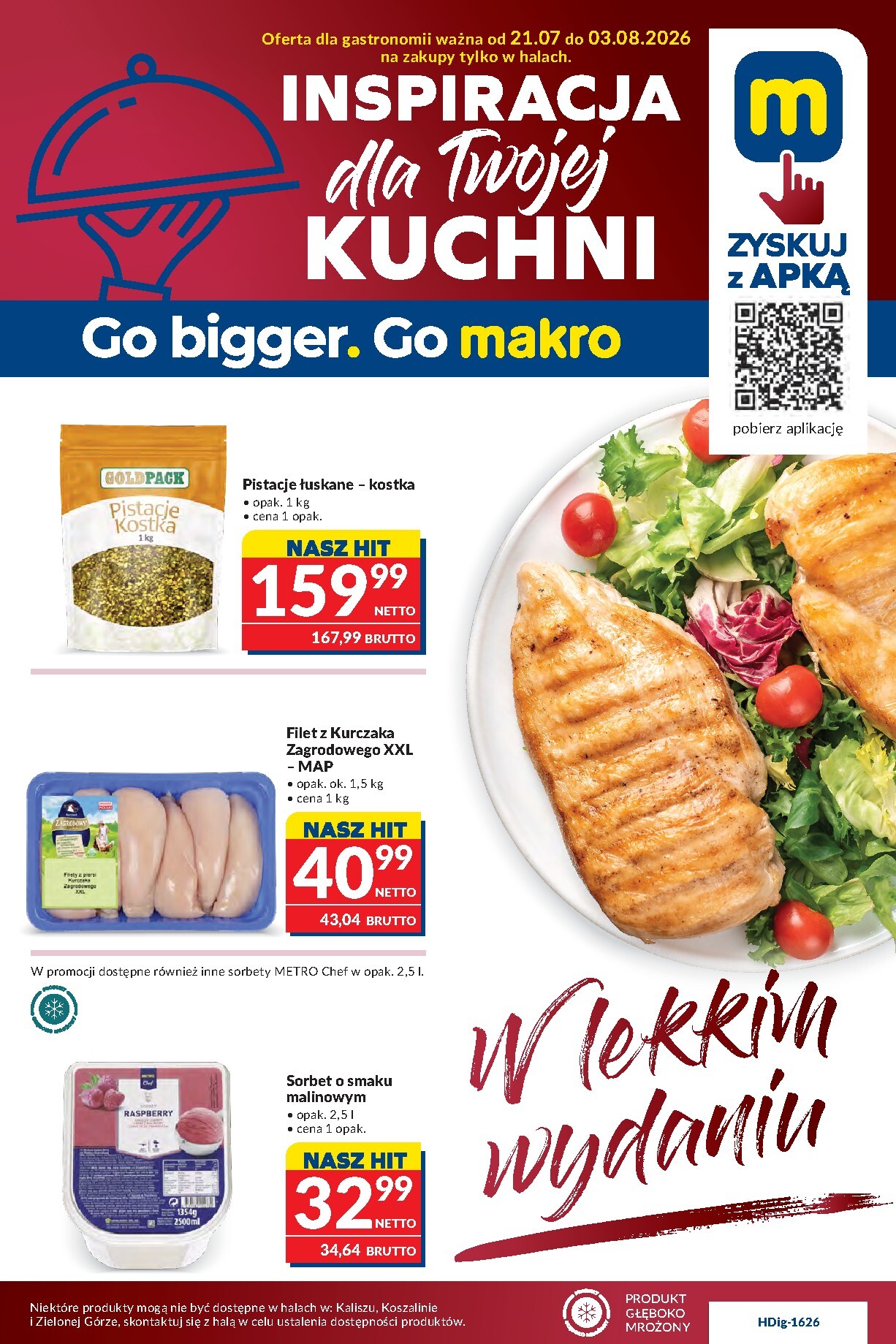 makro - Nowa gazetka Makro - Oferta dla gastronomii ważna od 21.07.2026 do 03.08.2026