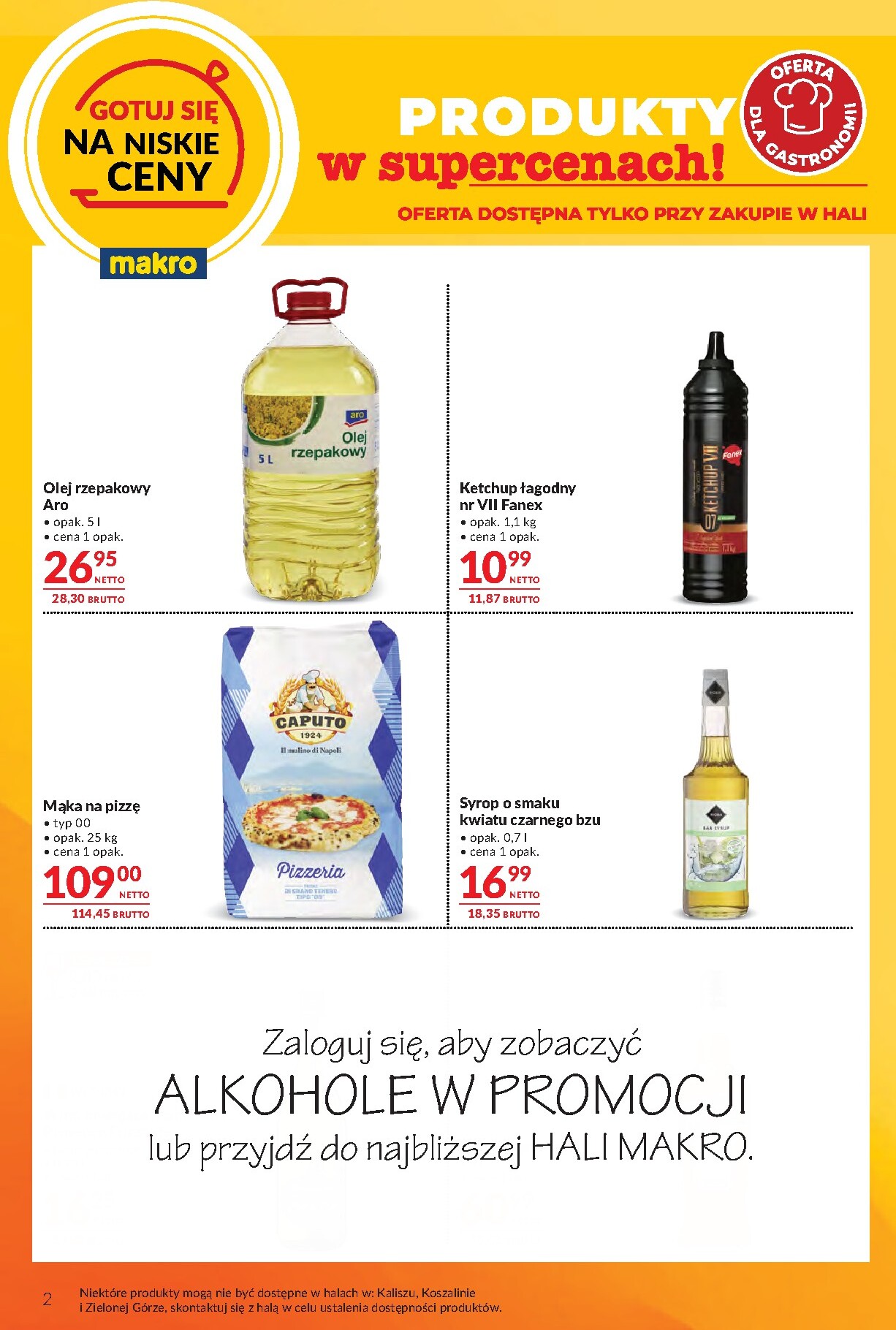 makro - Nowa gazetka Makro - Oferta dla gastronomii ważna od 21.07.2026 do 03.08.2026 - page: 2