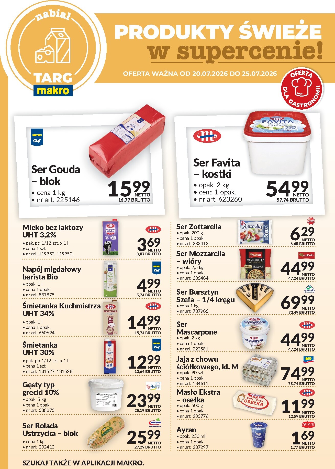 makro - Nowa gazetka Makro - Produkty świeże w supercenie ważna od 20.07.2026 do 25.07.2026 - page: 3