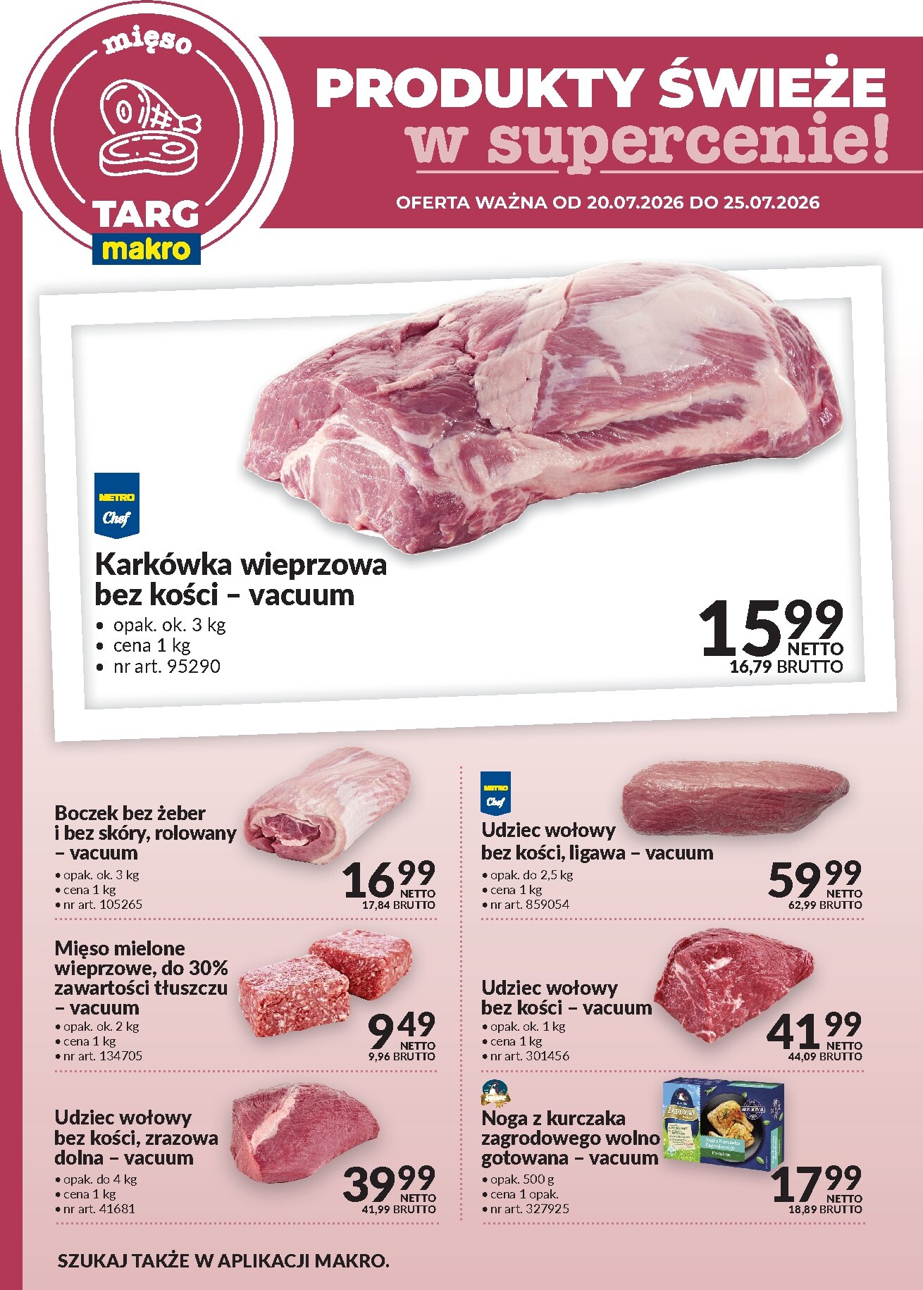 makro - Nowa gazetka MAKRO - Produkty świeże w supercenie! ważna od 20.07.2026 do 25.07.2026 - page: 2
