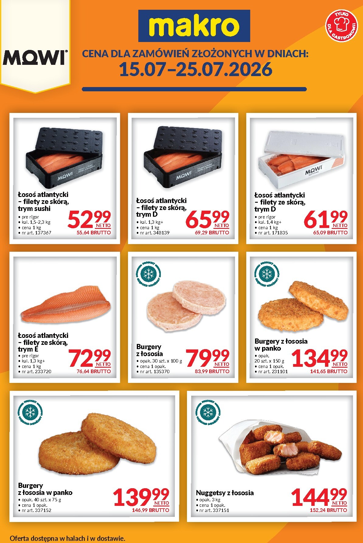 makro - Aktualna gazetka Makro - MOWI ważna od 15.07.2026 do 25.07.2026