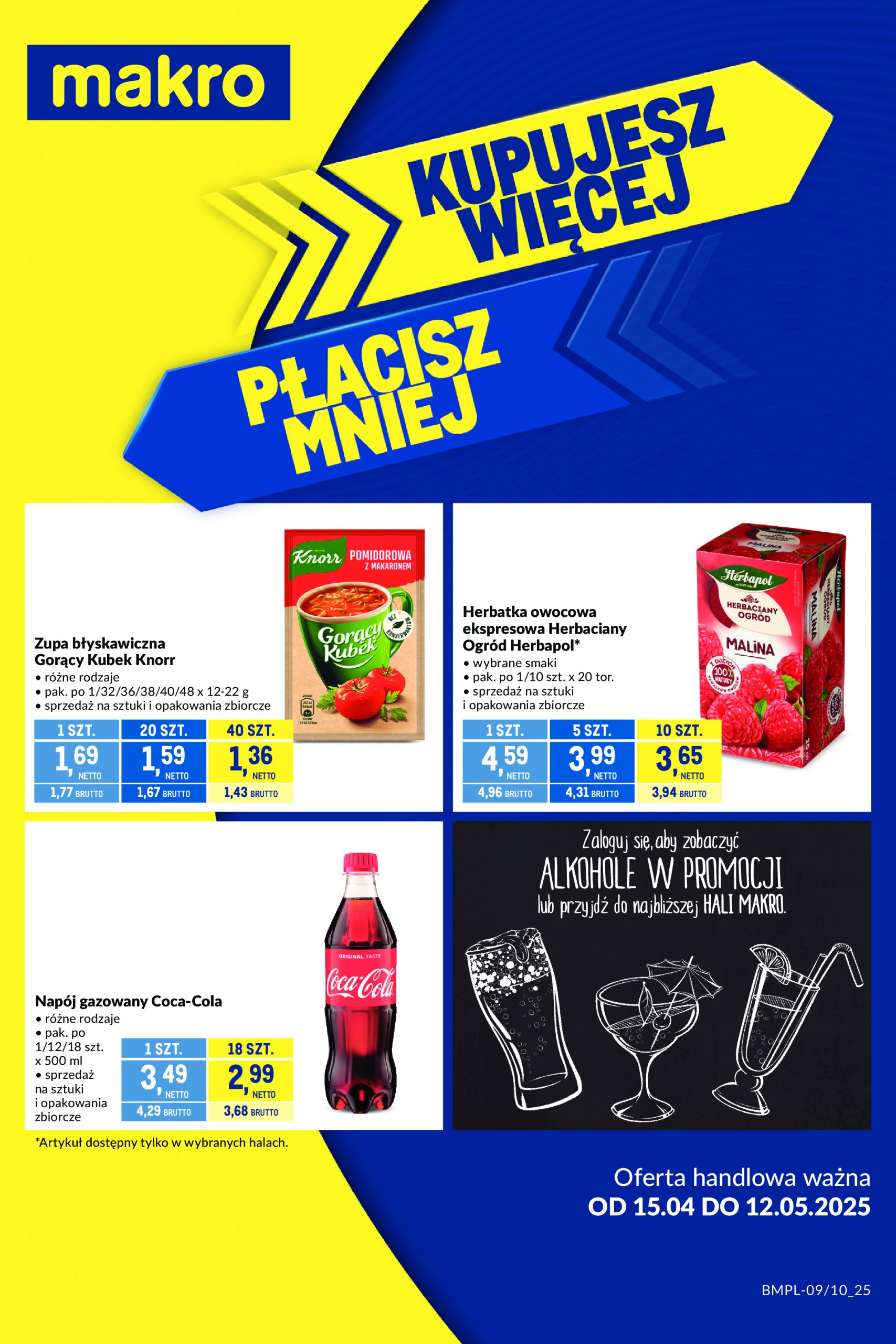 makro - Makro - Kupujesz więcej płacisz mniej gazetka ważna od 15.04. - 12.05.
