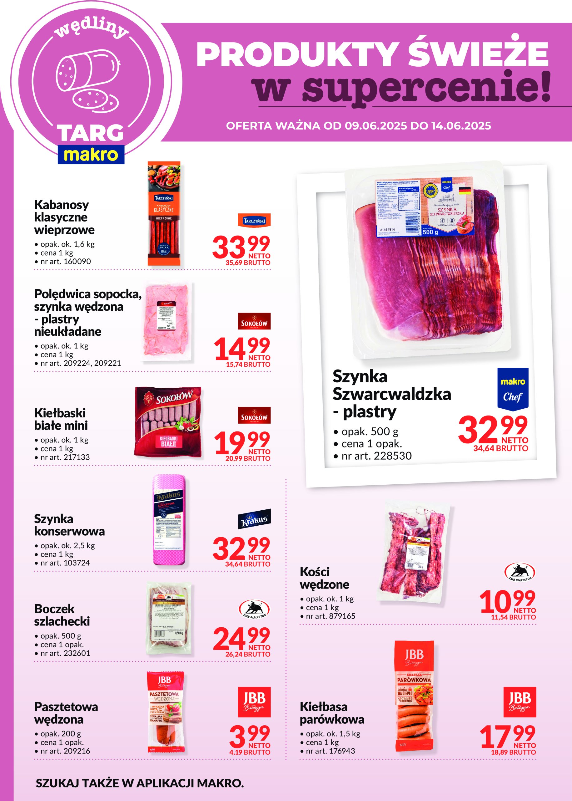 makro - Gazetka Targ MAKRO - Oferta świeża w super cenach! ważna od 09.06. - 14.06. - page: 3