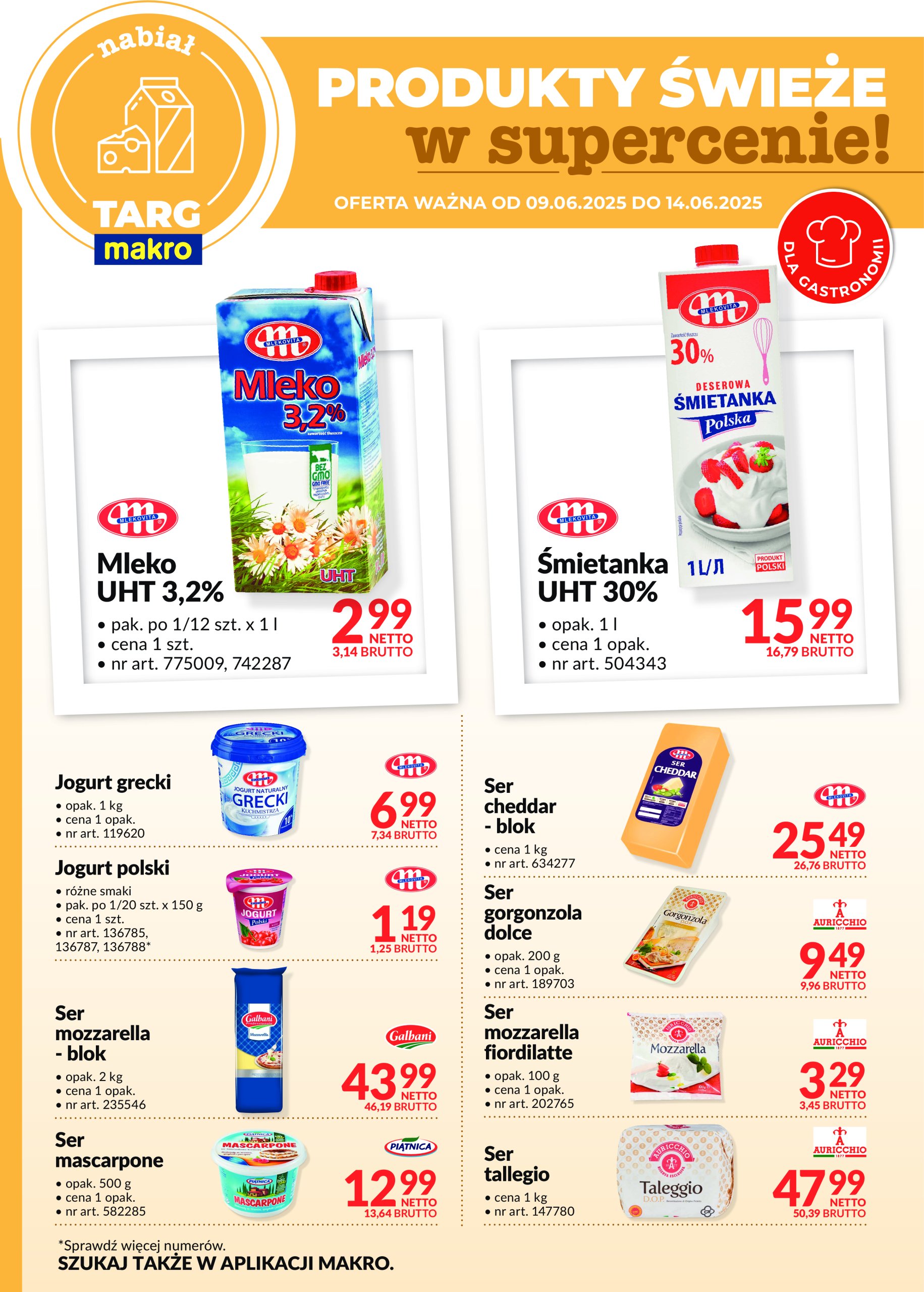 makro - Gazetka Targ MAKRO - Oferta świeża w super cenach! ważna od 09.06. - 14.06.