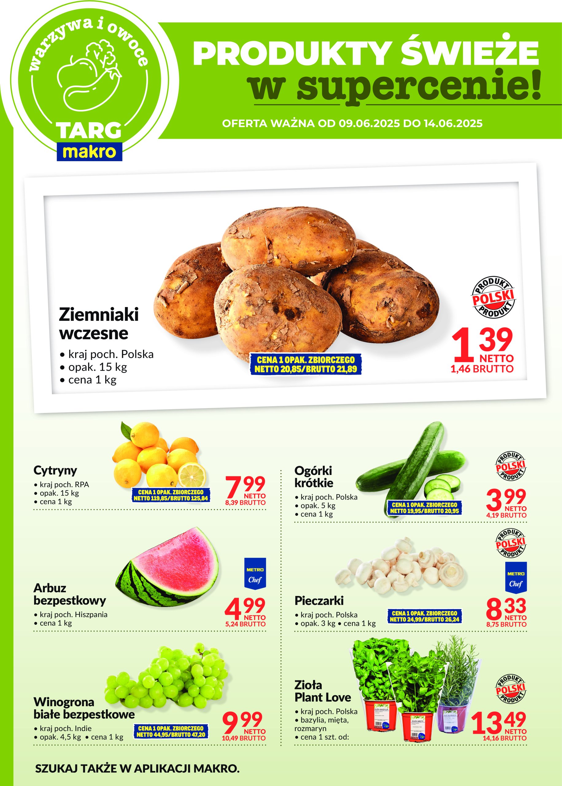makro - Gazetka Targ MAKRO - Oferta świeża w super cenach! ważna od 09.06. - 14.06. - page: 5