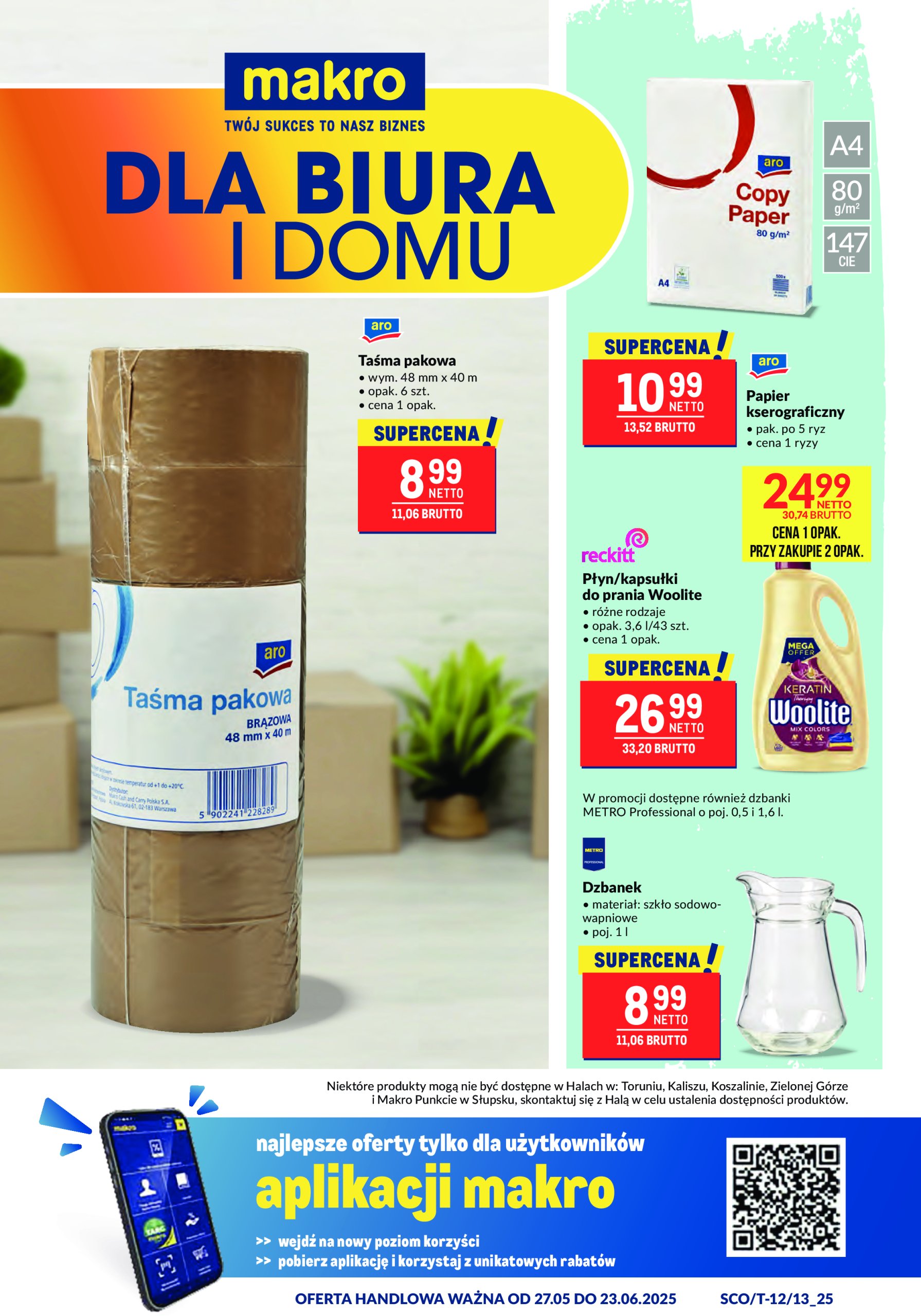 makro - Gazetka Makro - Oferta dla biura i domu ważna od 27.05. - 23.06. - page: 1