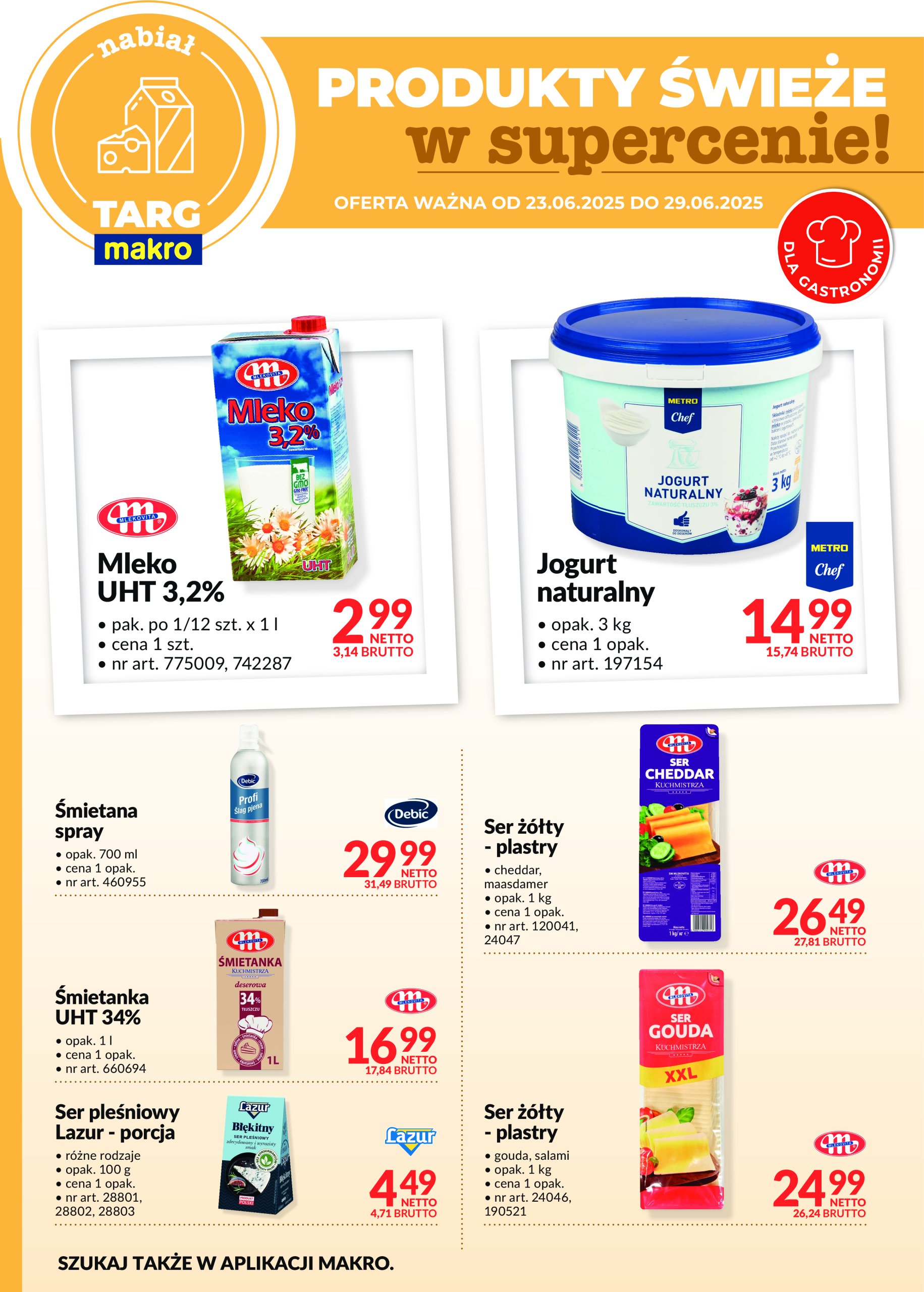 makro - Gazetka Targ MAKRO ważna od 23.06. - 29.06.