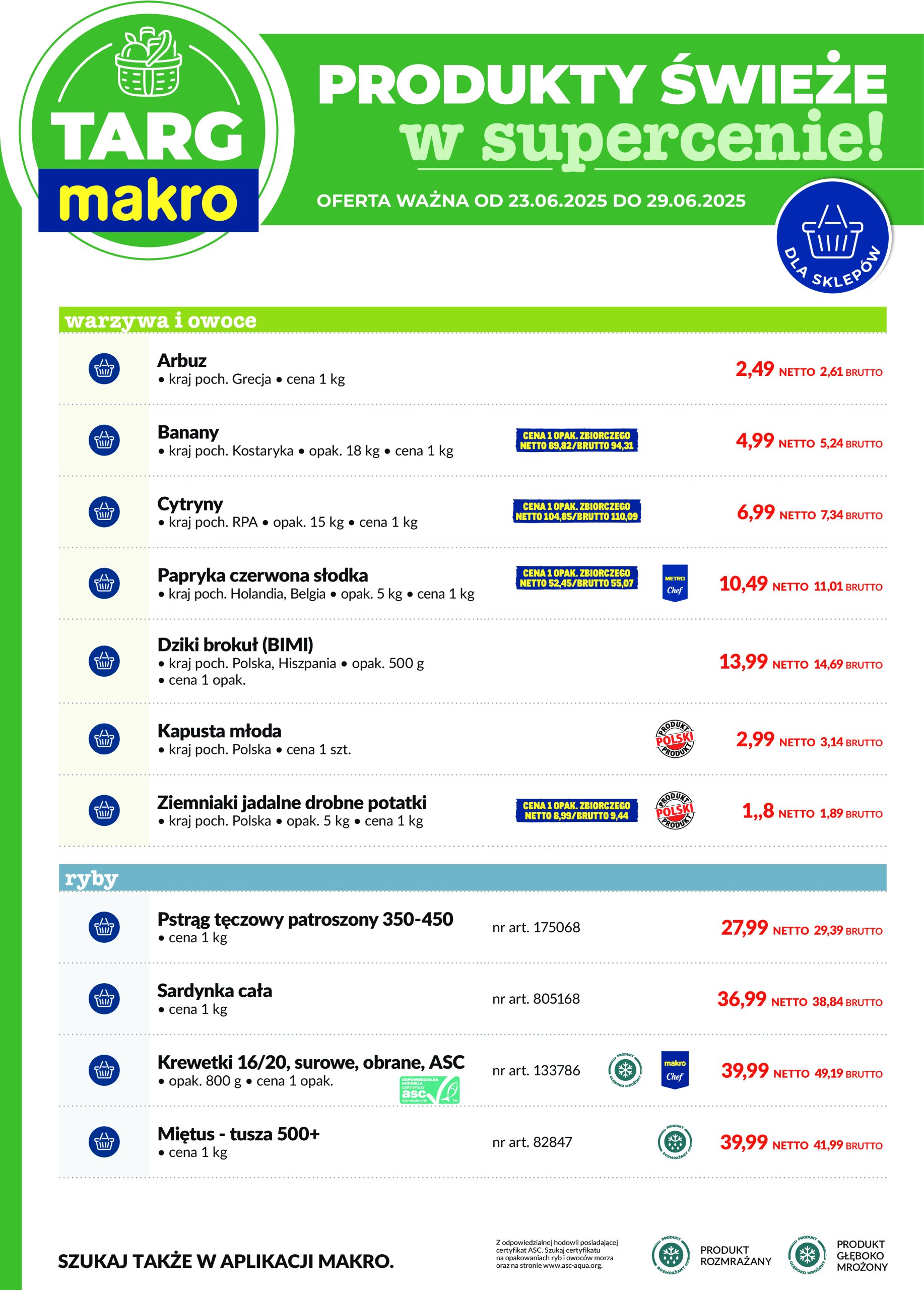 makro - Gazetka Targ MAKRO ważna od 23.06. - 29.06. - page: 7