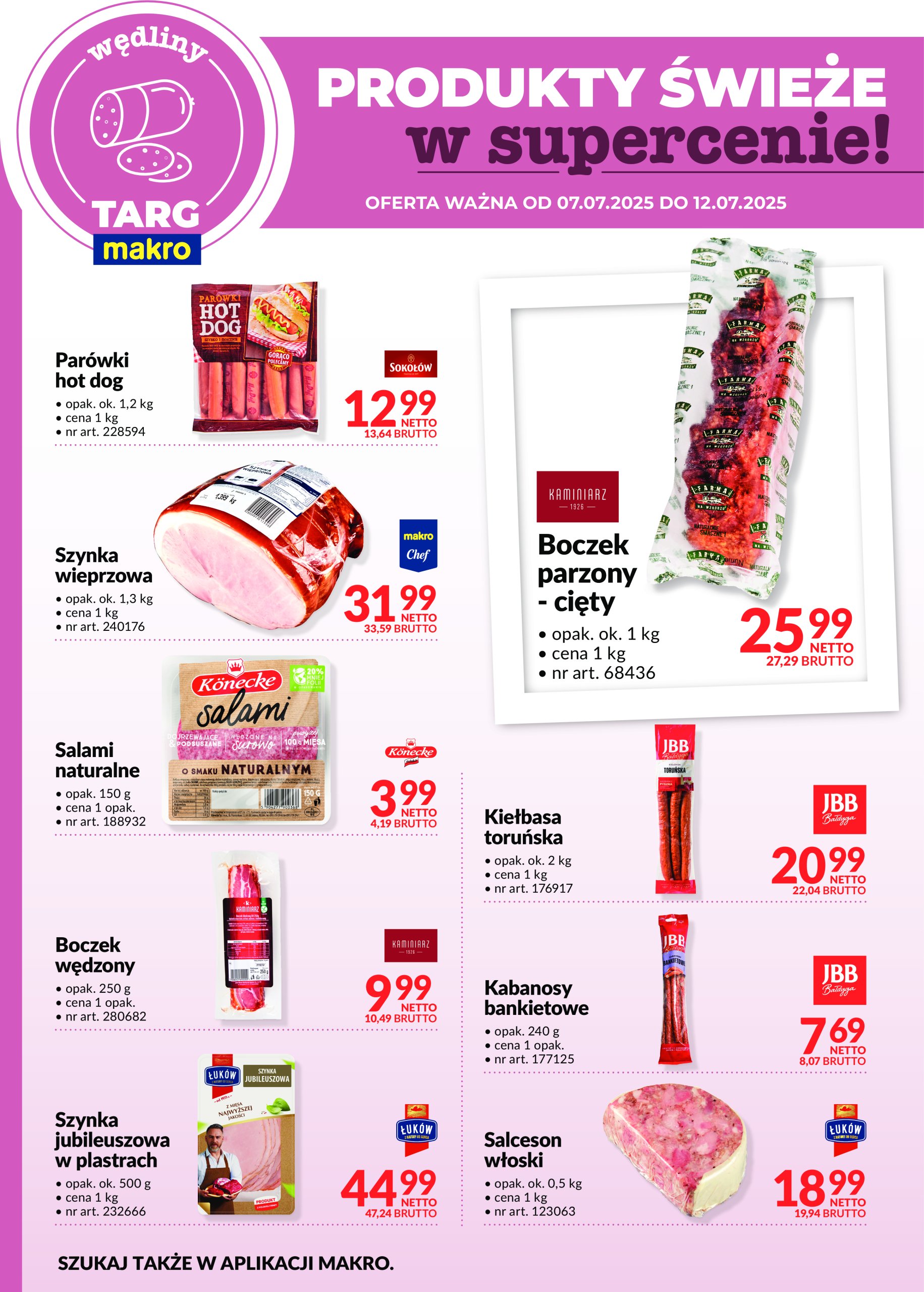 makro - Gazetka Targ MAKRO - Oferta świeża w super cenach! ważna od 07.07. - 12.07. - page: 3