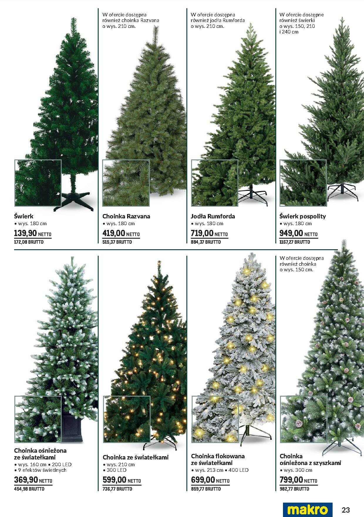 makro - Gazetka Makro - Katalog świąteczne dekoracje - ważna od 02.11. do 31.12. - page: 23