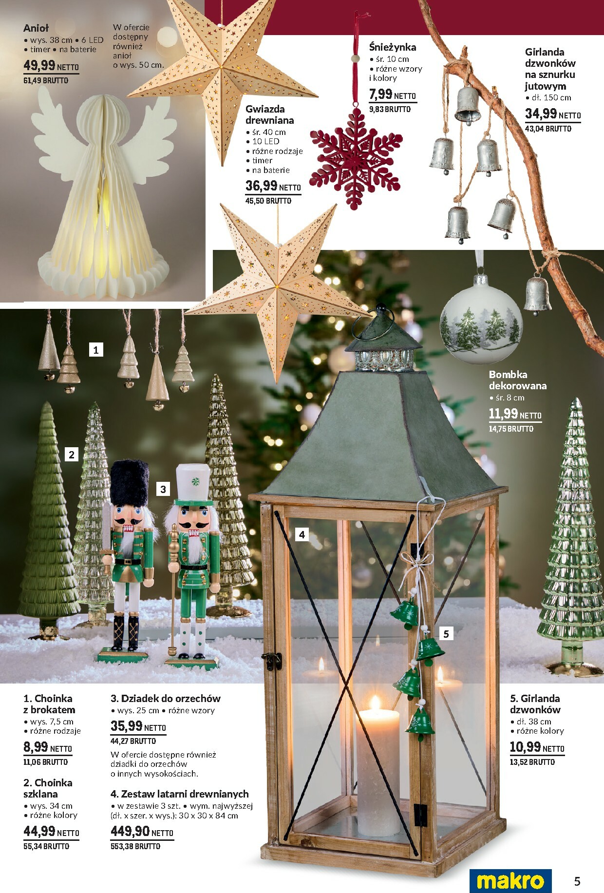 makro - Gazetka Makro - Katalog świąteczne dekoracje - ważna od 02.11. do 31.12. - page: 5