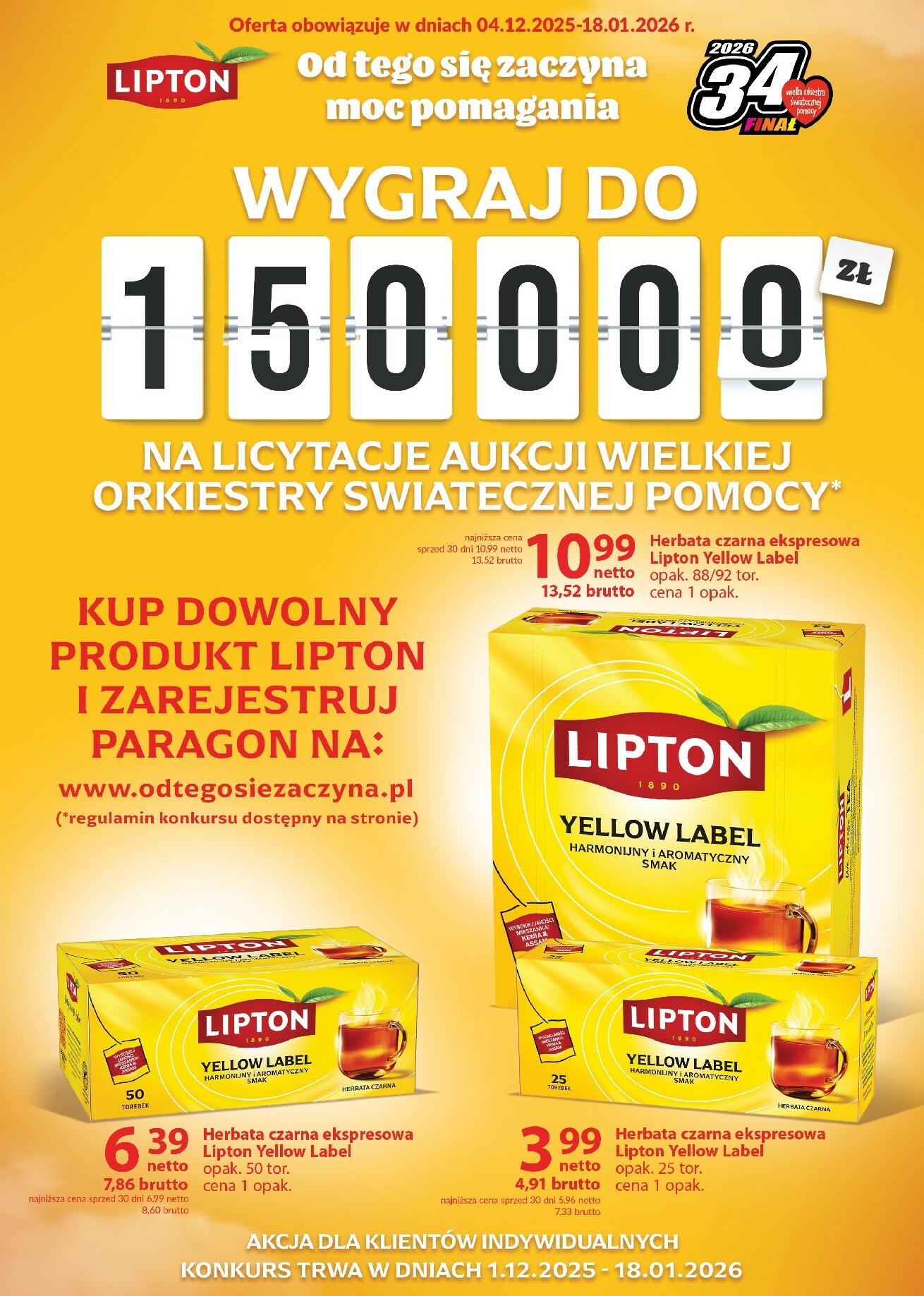 makro - Gazetka Makro - Ulotka Lipton - ważna od 04.12. do 18.01.