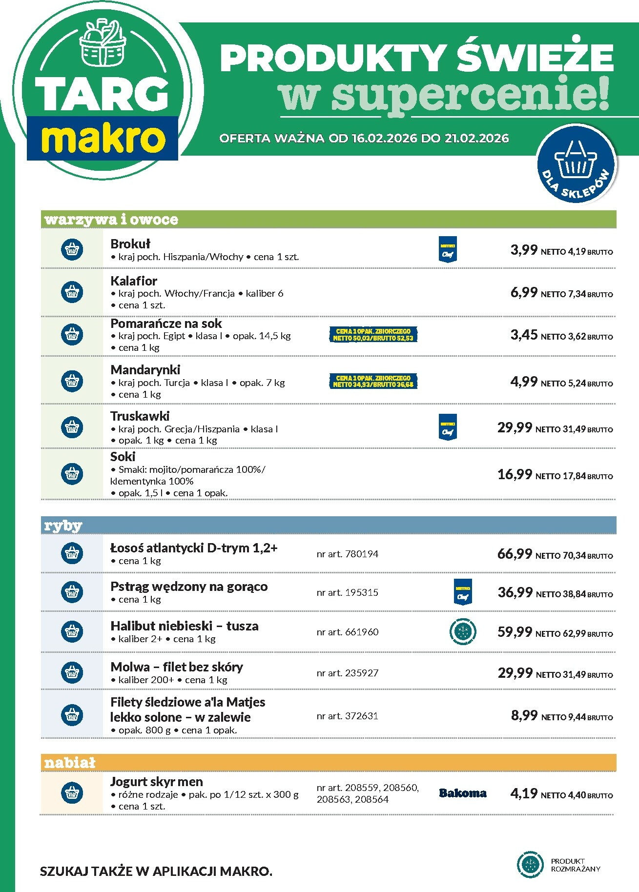 makro - Gazetka Makro - Produkty świeże w supercenie! - ważna od 16.02.2026 do 21.02.2026 - page: 6