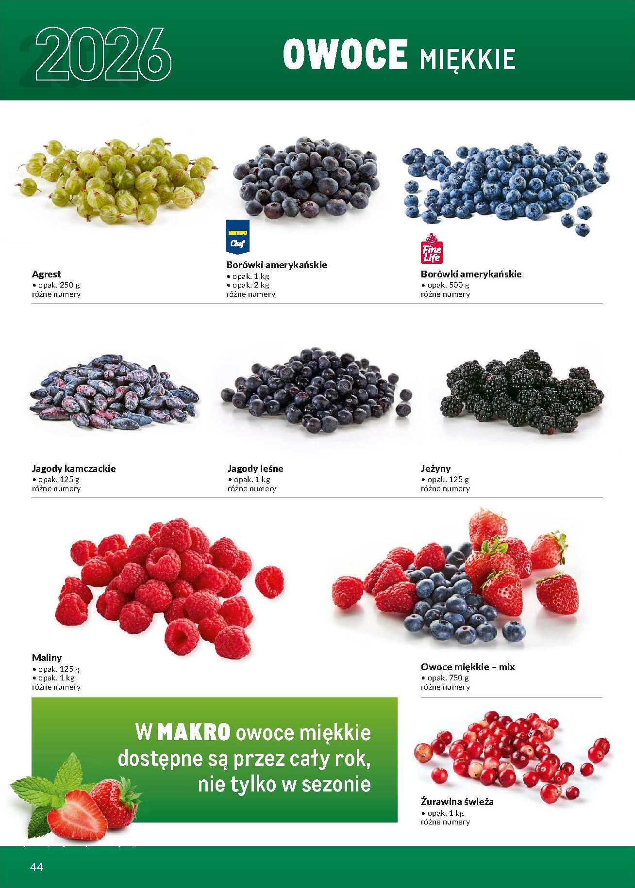 makro - Gazetka Makro - Fresh Oferta - ważna od 15.03.2026 do 31.12.2026 - page: 44