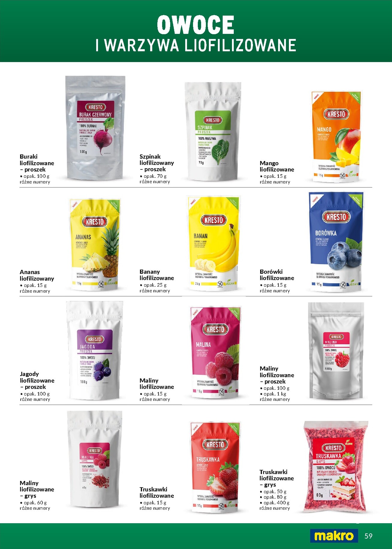 makro - Gazetka Makro - Fresh Oferta - ważna od 15.03.2026 do 31.12.2026 - page: 59