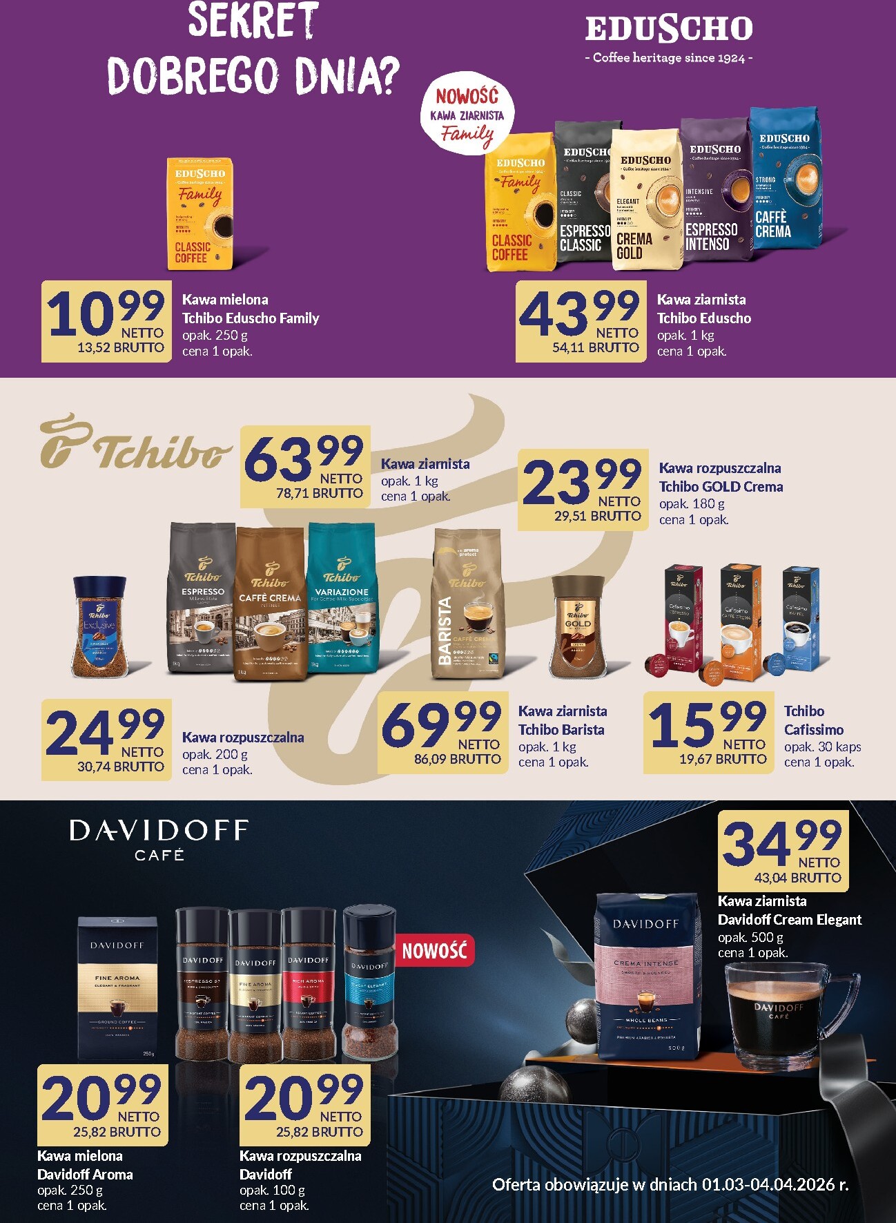 makro - Gazetka Makro - Eduscho - ważna od 01.03.2026 do 04.04.2026