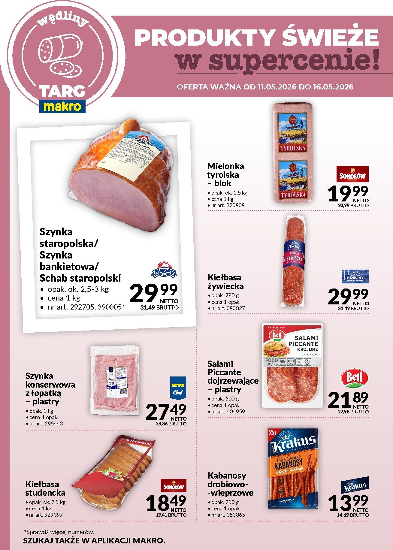 makro - Aktualna gazetka Makro - Produkty świeże w supercenie! ważna od 11.05.2026 do 16.05.2026 - page: 3