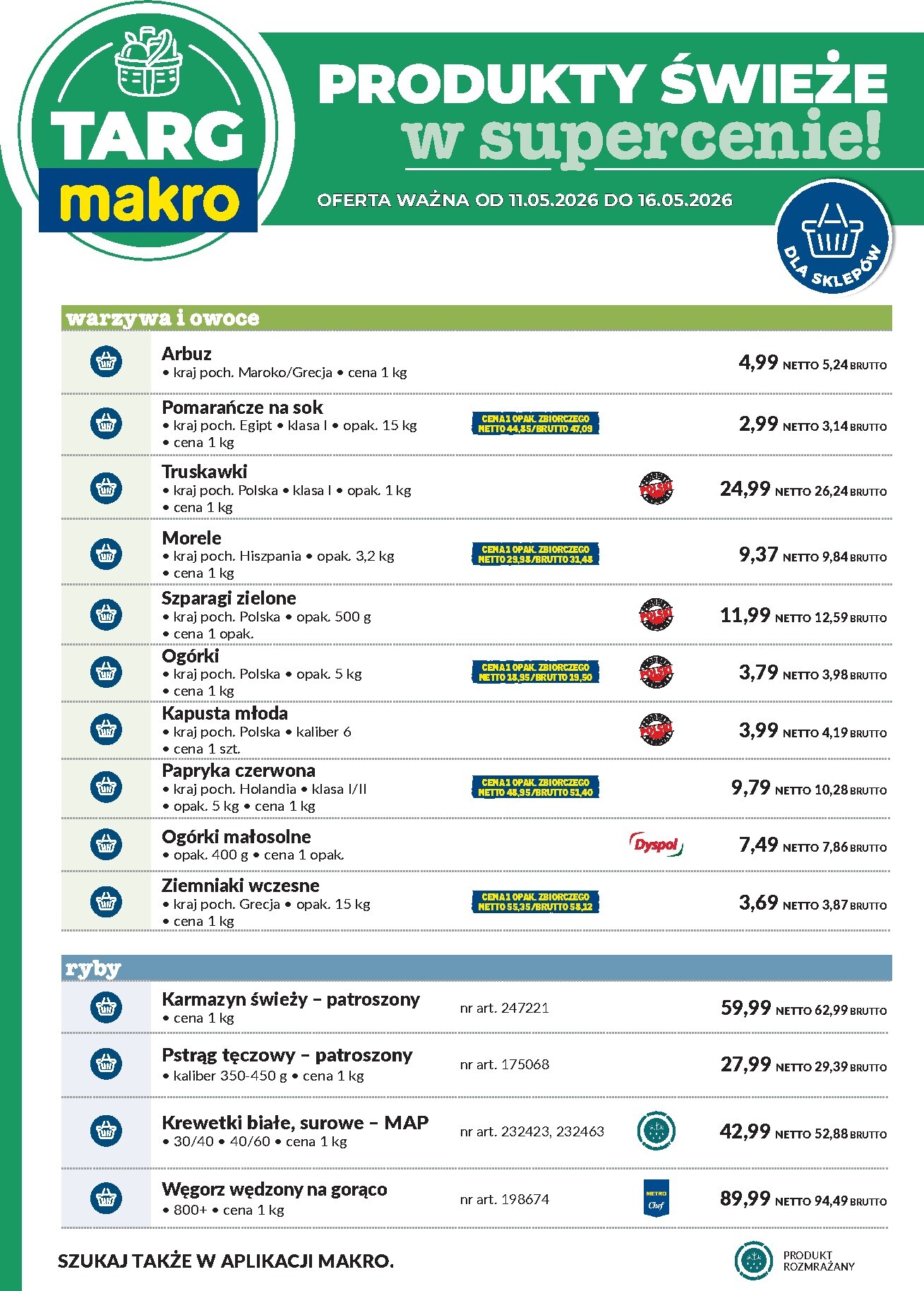 makro - Aktualna gazetka Makro - Produkty świeże w supercenie! ważna od 11.05.2026 do 16.05.2026 - page: 6