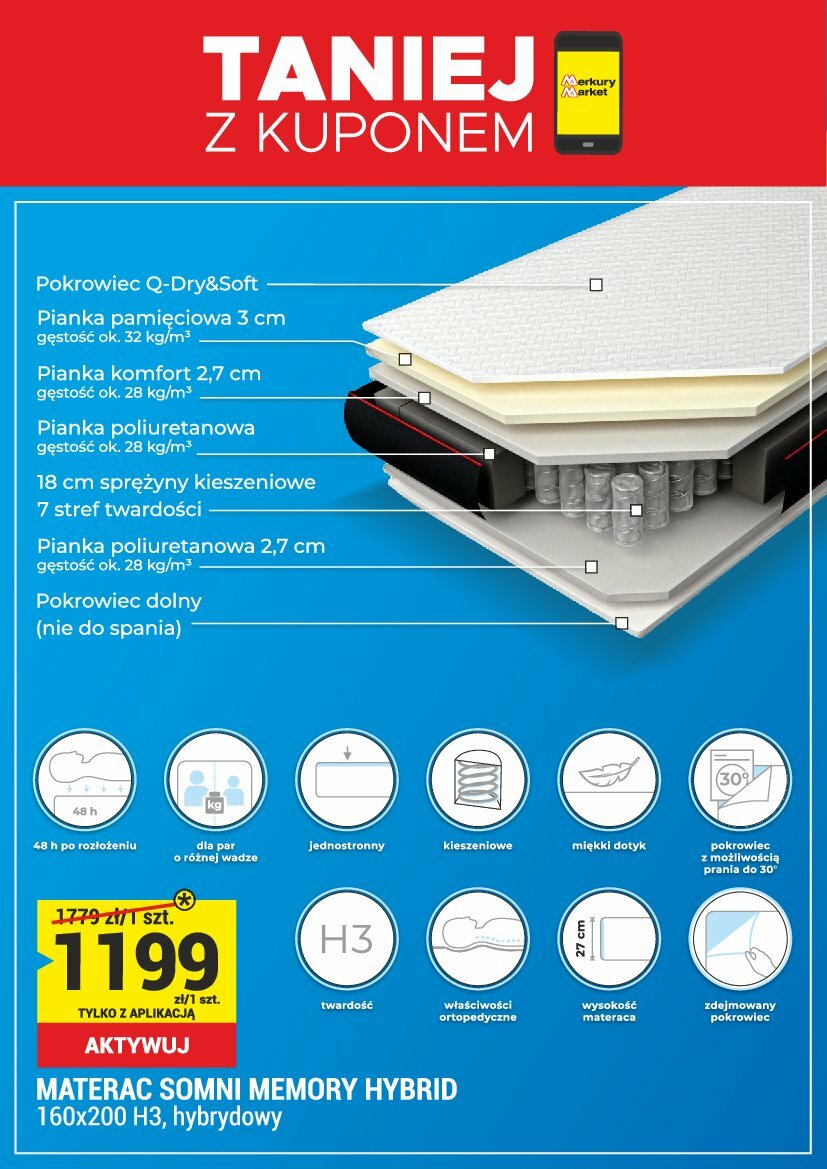 merkury-market - Gazetka Merkury Market - Meble, wypoczynki, materace ważna od 01.08. - 31.08. - page: 44