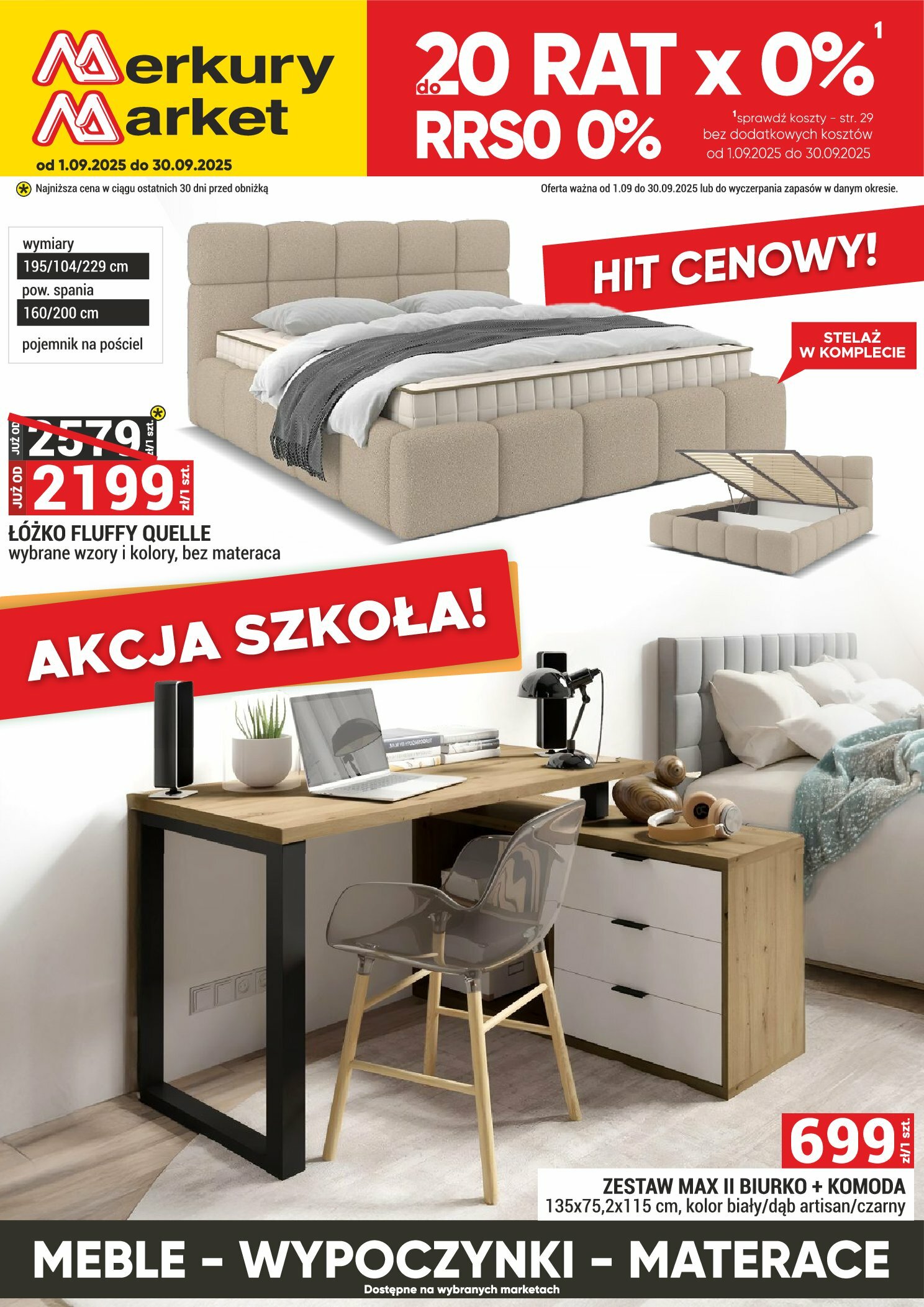 merkury-market - Gazetka Merkury Market - Akcja Szkoła - ważna od 01.09. do 30.09.