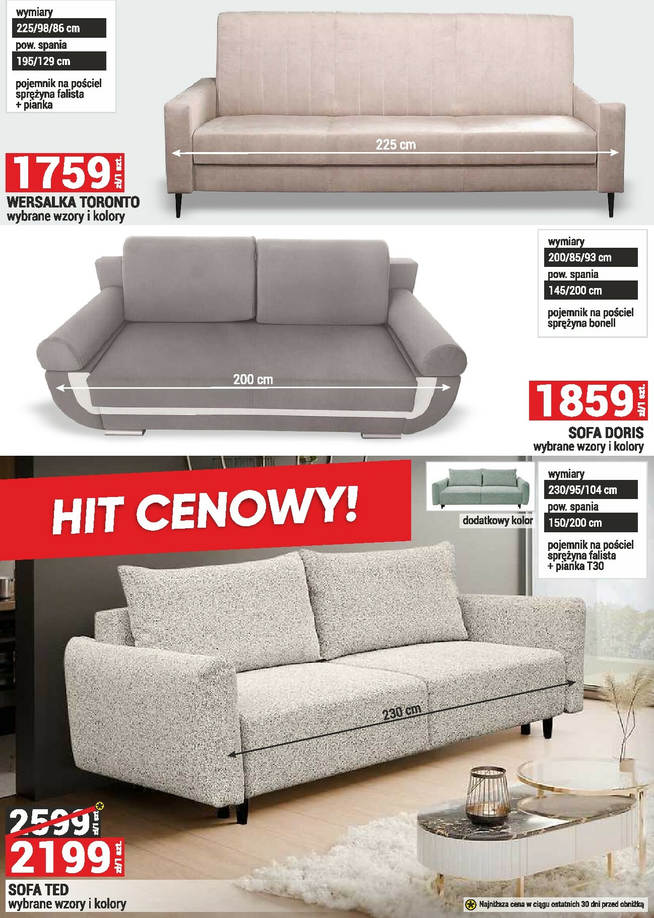 merkury-market - Gazetka Merkury Market - Meble, wypoczynki, materace - ważna od 01.12. do 31.12. - page: 30