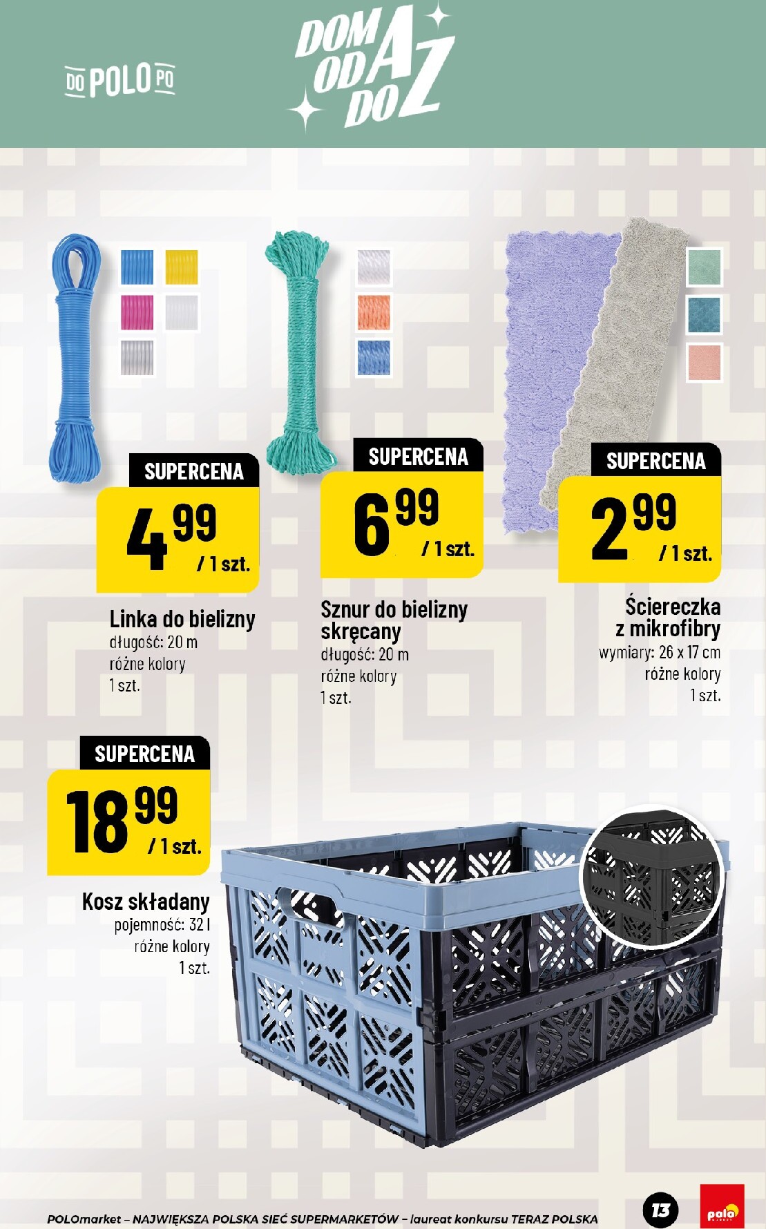 polomarket - Aktualna gazetka POLO market - Katalog Dom Przetwory ważna od 22.05.2026 do 30.07.2026 - page: 13