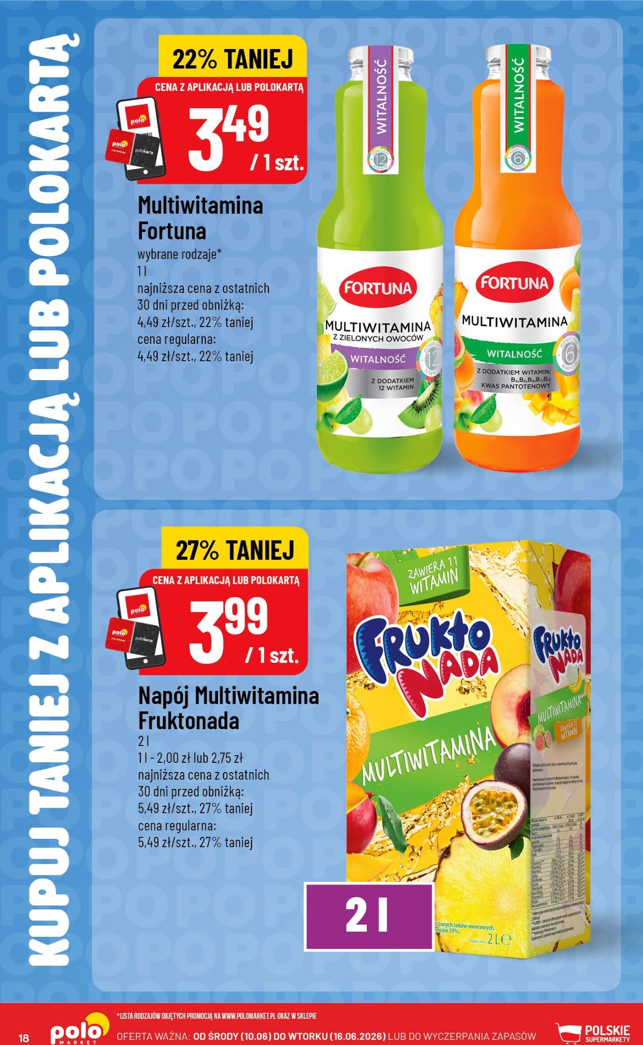 polomarket - Aktualna gazetka POLO market - Kupuj Taniej w Aplikacji ważna od 10.06.2026 do 16.06.2026 - page: 18