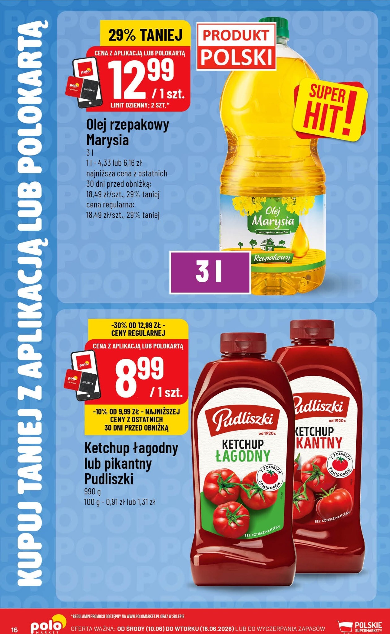 polomarket - Aktualna gazetka POLO market - Kupuj Taniej w Aplikacji ważna od 10.06.2026 do 16.06.2026 - page: 16