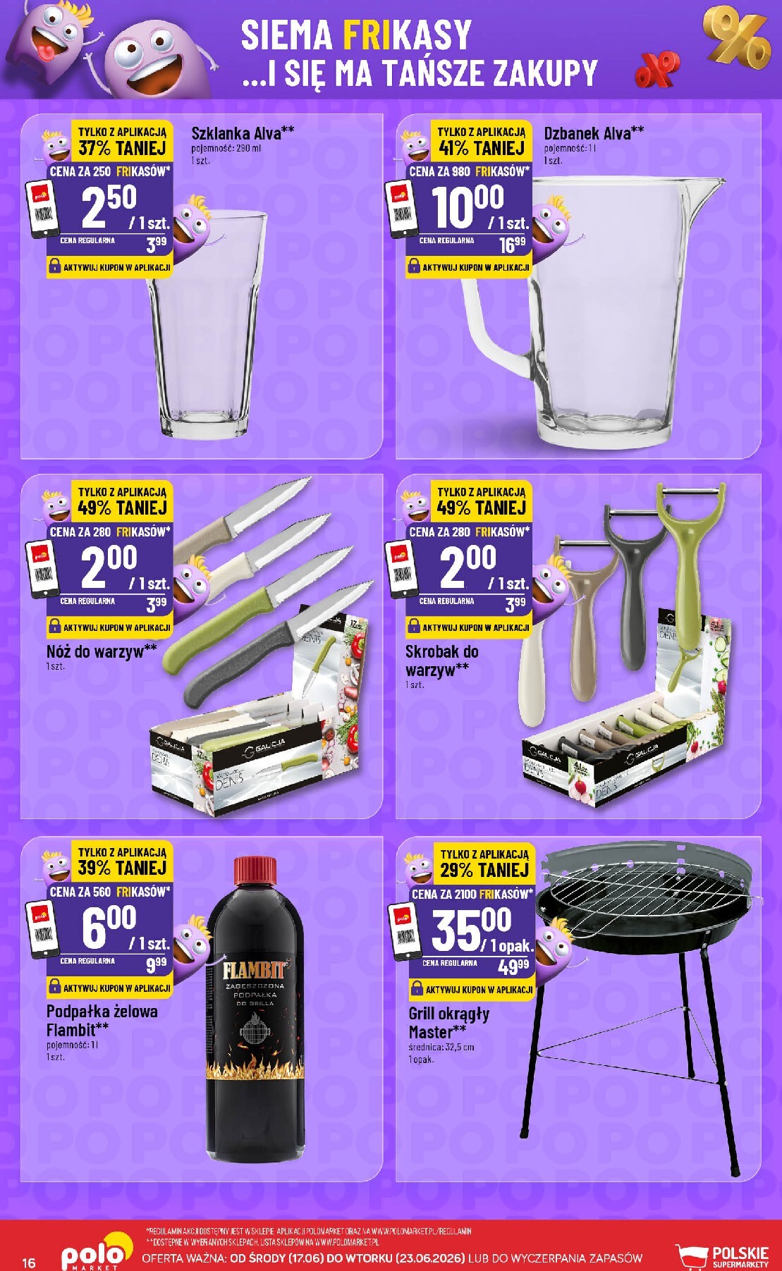 polomarket - Nowa gazetka POLO market - Katalog Frikasy ważna od 17.06.2026 do 23.06.2026 - page: 16