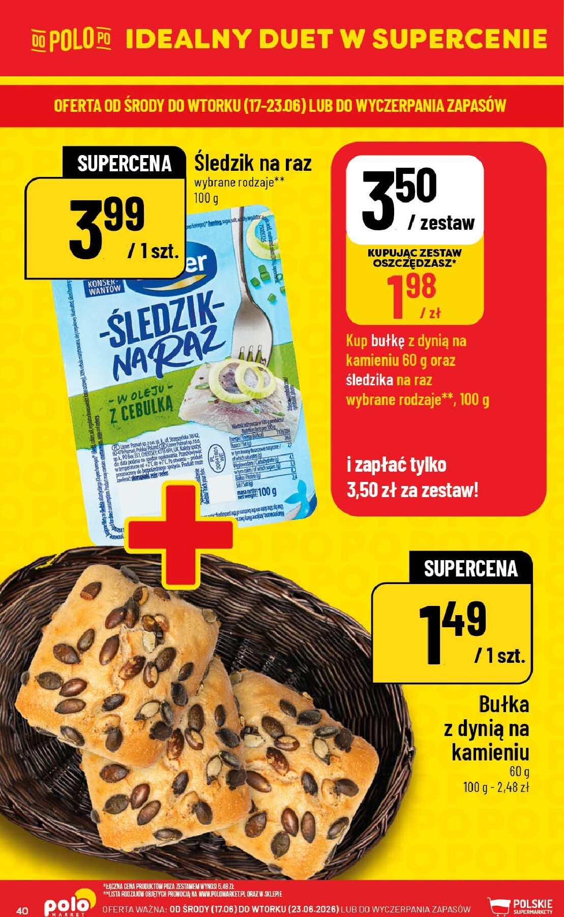 polomarket - Nowa gazetka POLO market - Gazetka POLOmarket ważna od 17.06.2026 do 23.06.2026 - page: 40