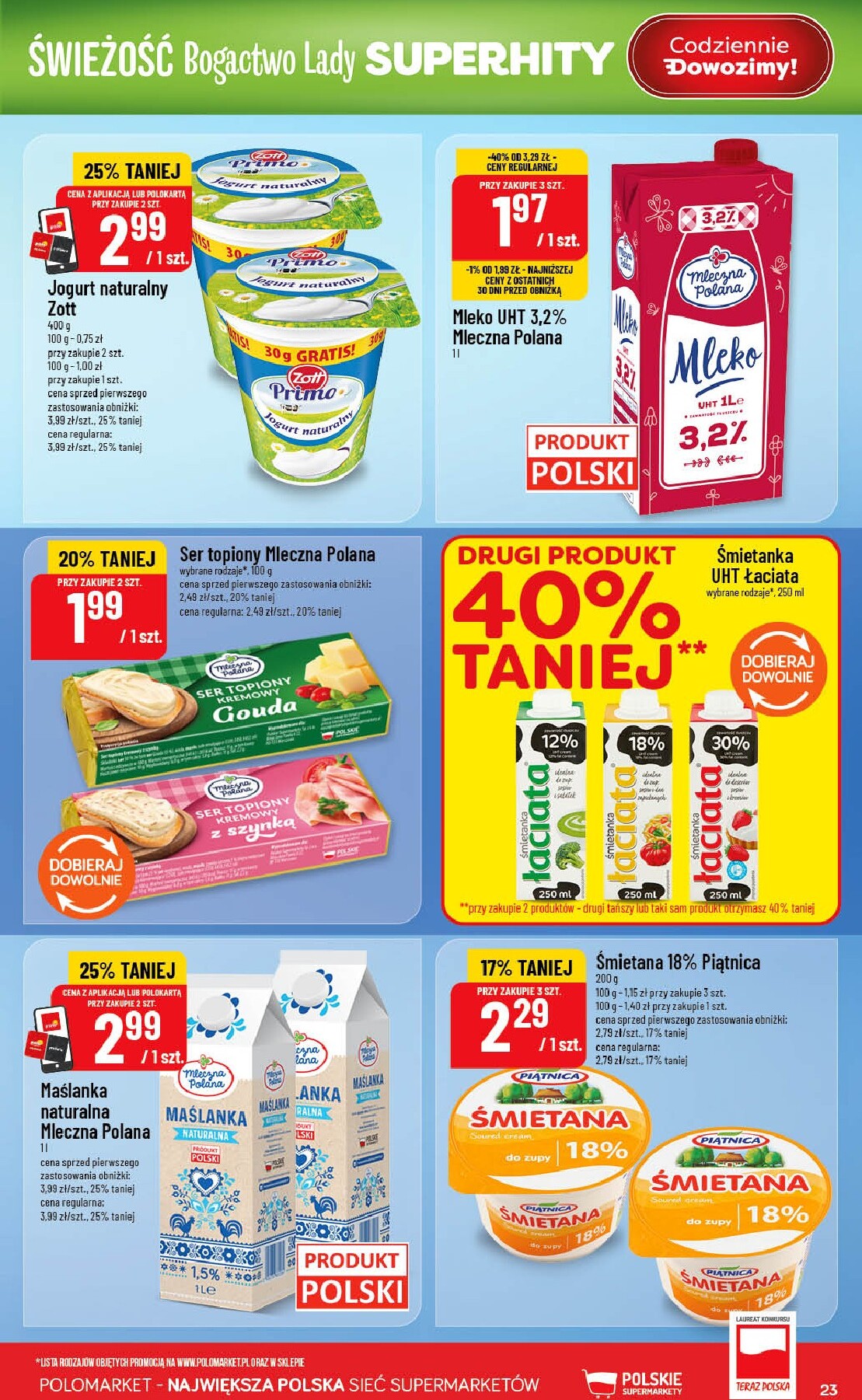 polomarket - Nowa gazetka POLO market - Gazetka POLOmarket ważna od 17.06.2026 do 23.06.2026 - page: 23