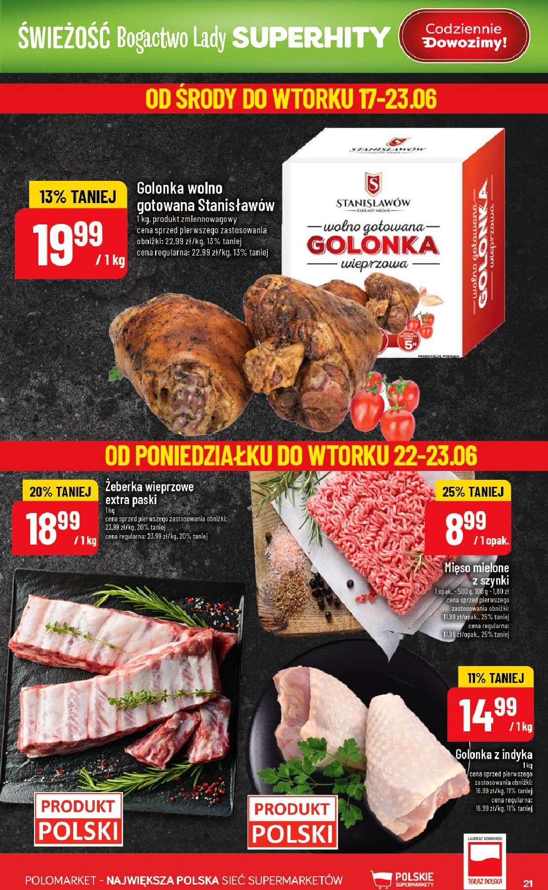 polomarket - Nowa gazetka POLO market - Gazetka POLOmarket ważna od 17.06.2026 do 23.06.2026 - page: 21