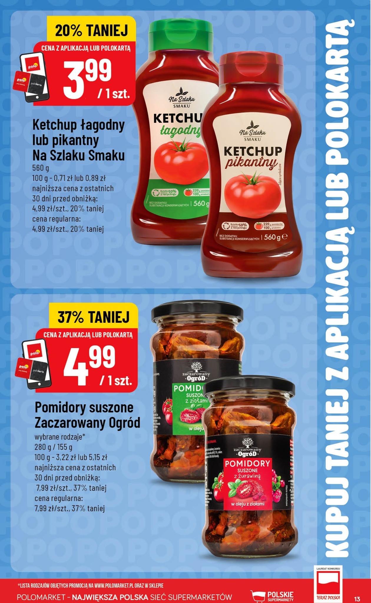 polomarket - Nowa gazetka POLO market - Kupuj Taniej z Aplikacją lub Polokartą ważna od 29.07.2026 do 04.08.2026 - page: 13