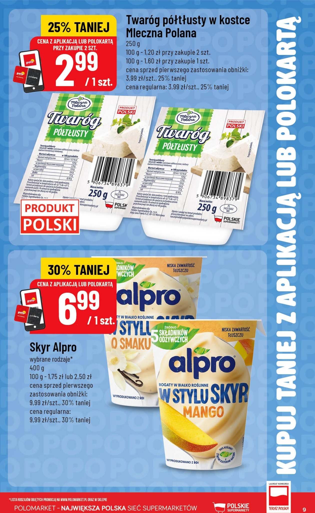 polomarket - Nowa gazetka POLO market - Kupuj Taniej z Aplikacją lub Polokartą ważna od 29.07.2026 do 04.08.2026 - page: 9