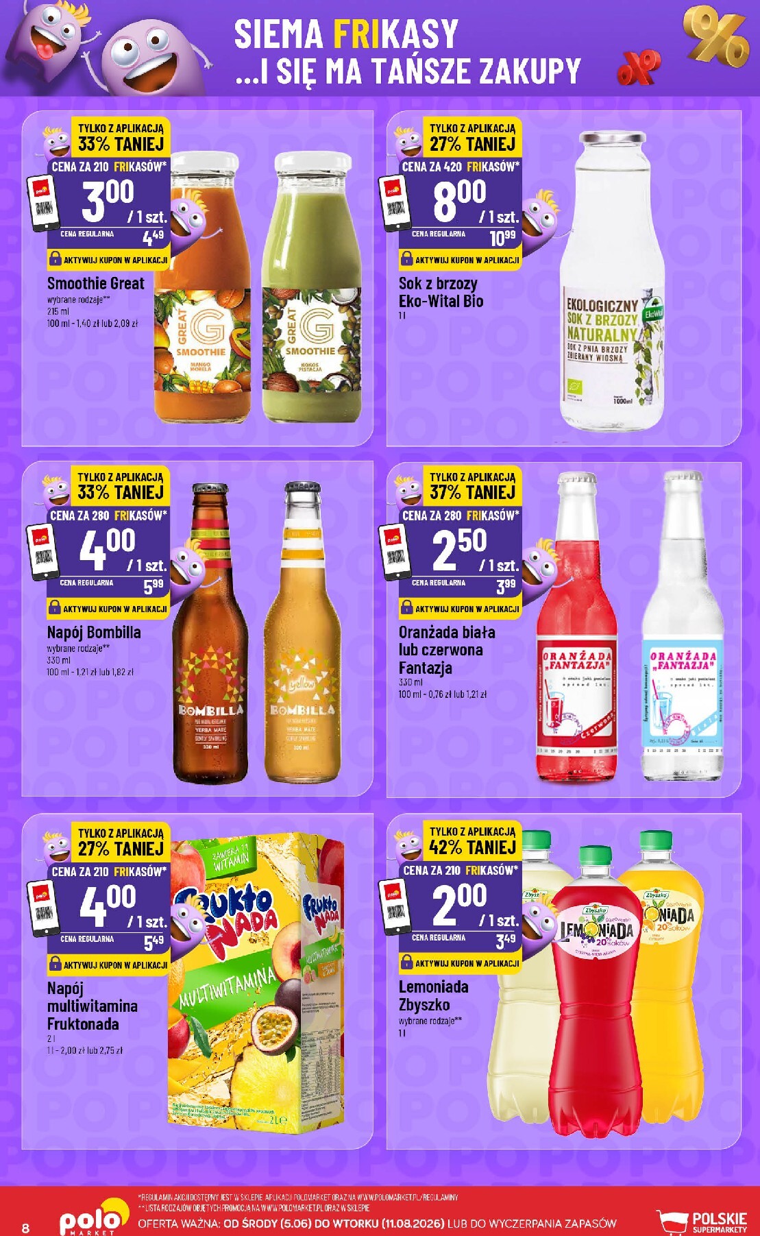 polomarket - Nowa gazetka POLO market - Katalog Frikasy ważna od 05.08.2026 do 11.08.2026 - page: 8