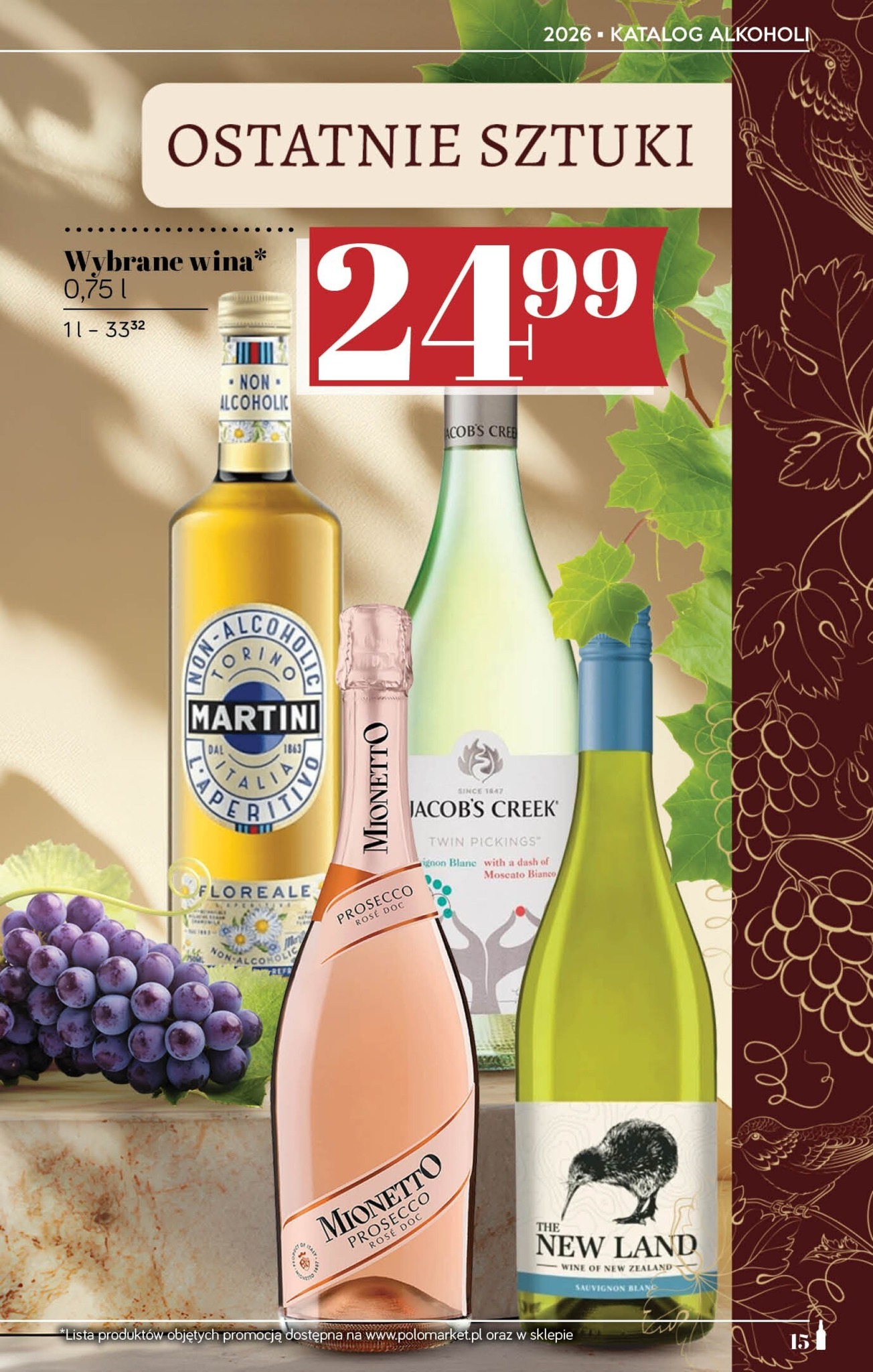 polomarket - Nowa gazetka POLO market - Katalog alkoholi ważna od 10.09.2026 do 23.09.2026 - page: 15