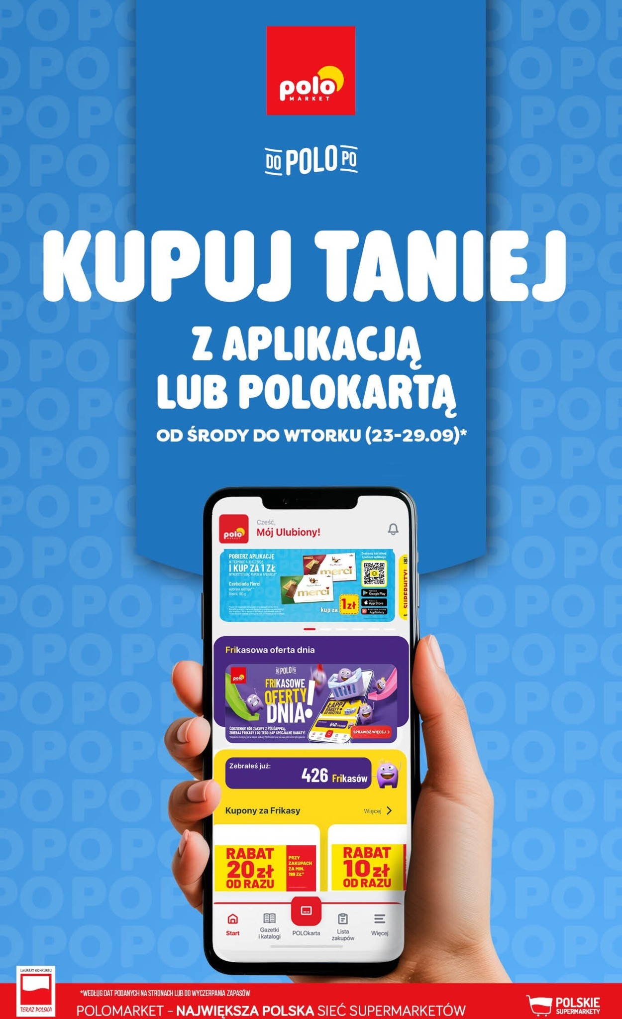 polomarket - Aktualna gazetka POLO market - Kupuj taniej z POLOappką ważna od 23.09.2026 do 29.09.2026