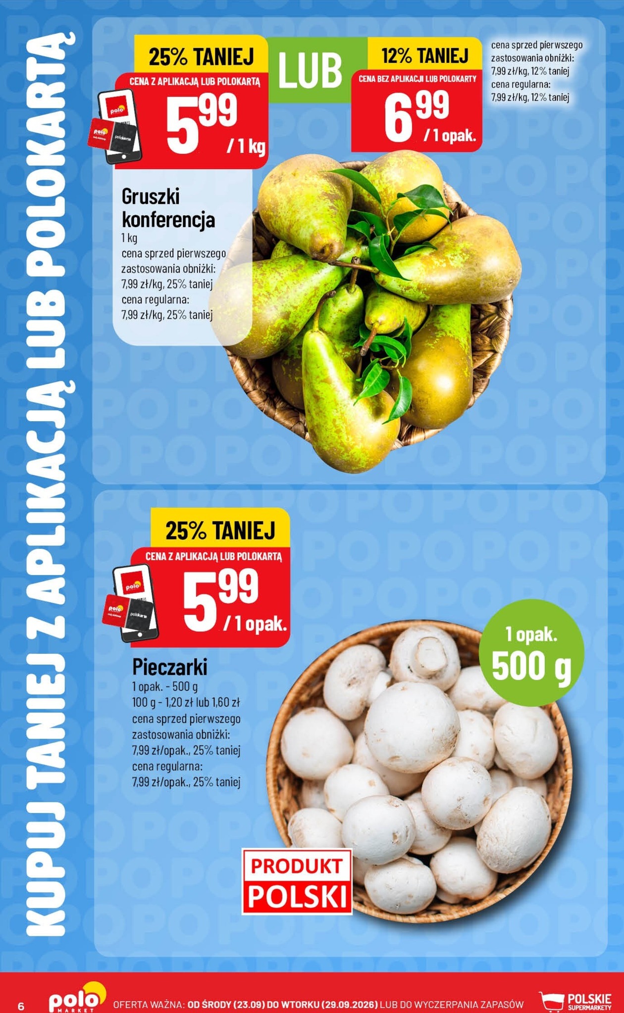 polomarket - Aktualna gazetka POLO market - Kupuj taniej z POLOappką ważna od 23.09.2026 do 29.09.2026 - page: 6
