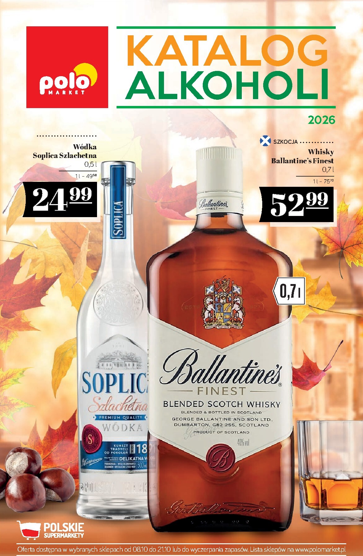 polomarket - Nowa gazetka POLO market - Katalog alkoholi ważna od 08.10.2026 do 21.10.2026