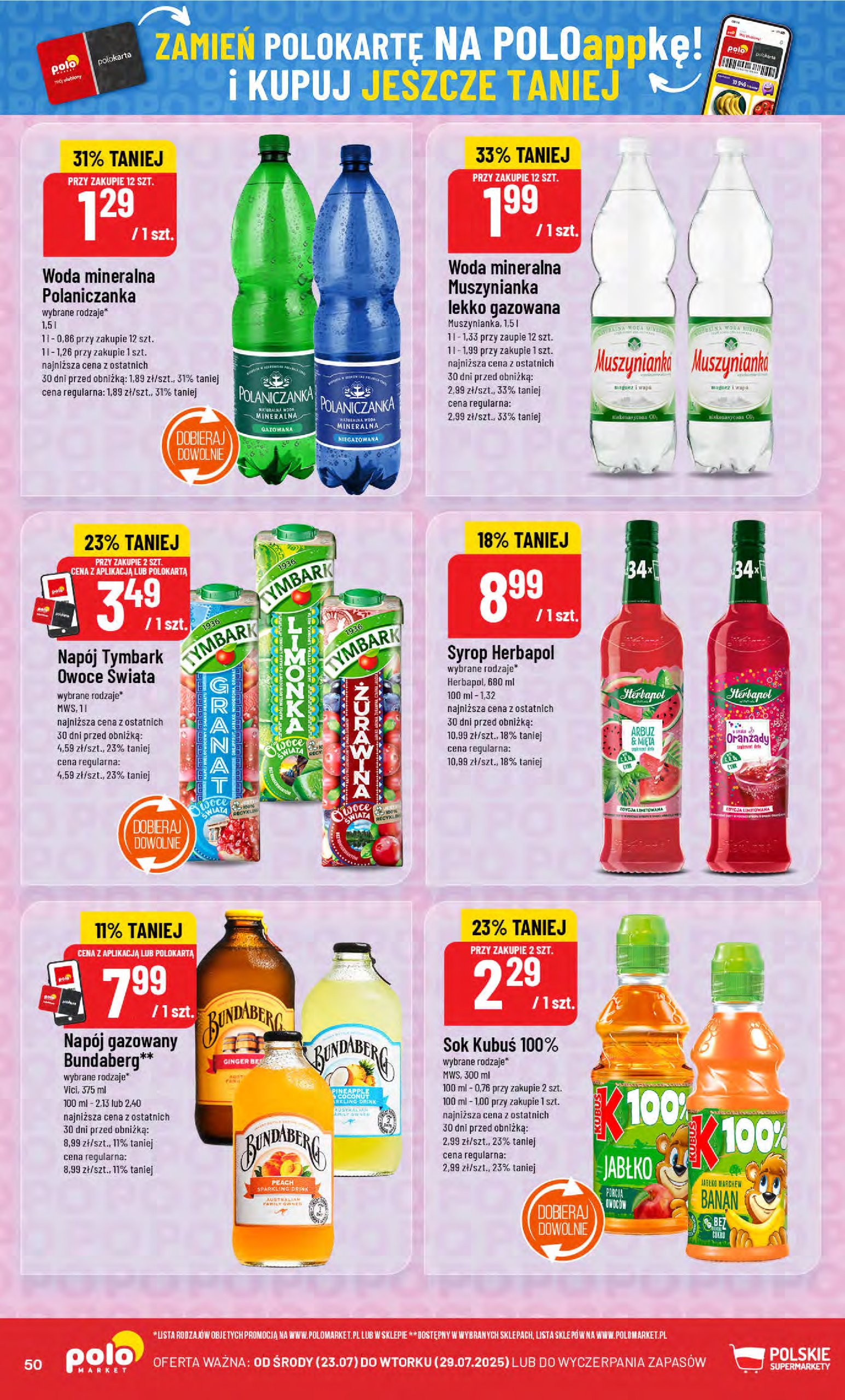 polomarket - Gazetka POLO market ważna od 23.07. - 29.07. - page: 50 polomarket - Gazetka POLO market ważna od 23.07. - 29.07. - page: 50