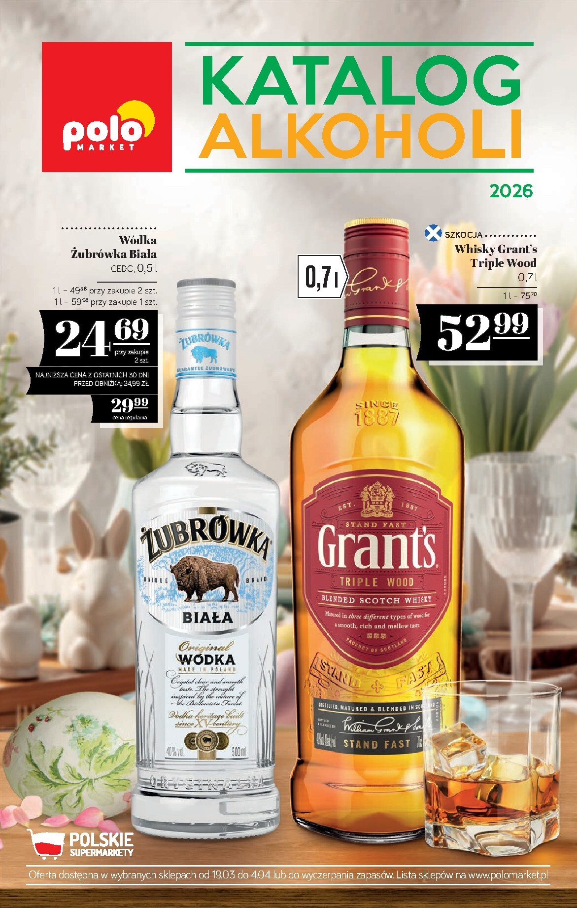 polomarket - Gazetka POLO market - Katalog alkoholi - ważna od 19.03.2026 do 04.04.2026