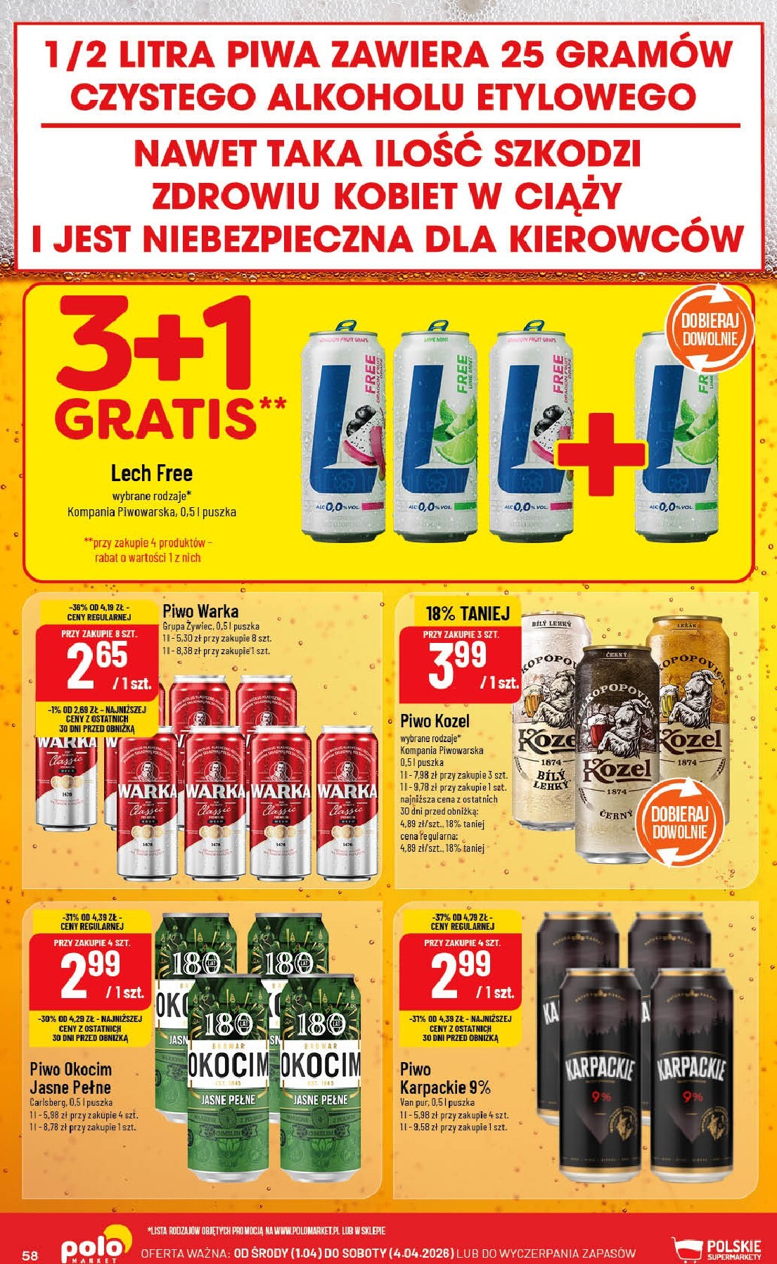 polomarket - Gazetka POLO market - ważna od 01.04.2026 do 04.04.2026 - page: 58
