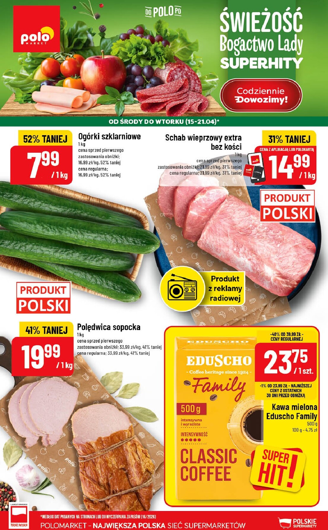 polomarket - Nowa gazetka POLO market ważna od 15.04.2026 do 21.04.2026
