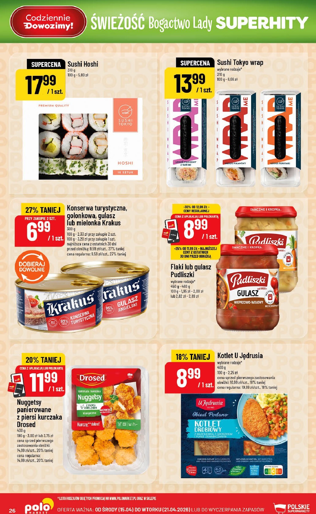 polomarket - Nowa gazetka POLO market ważna od 15.04.2026 do 21.04.2026 - page: 26