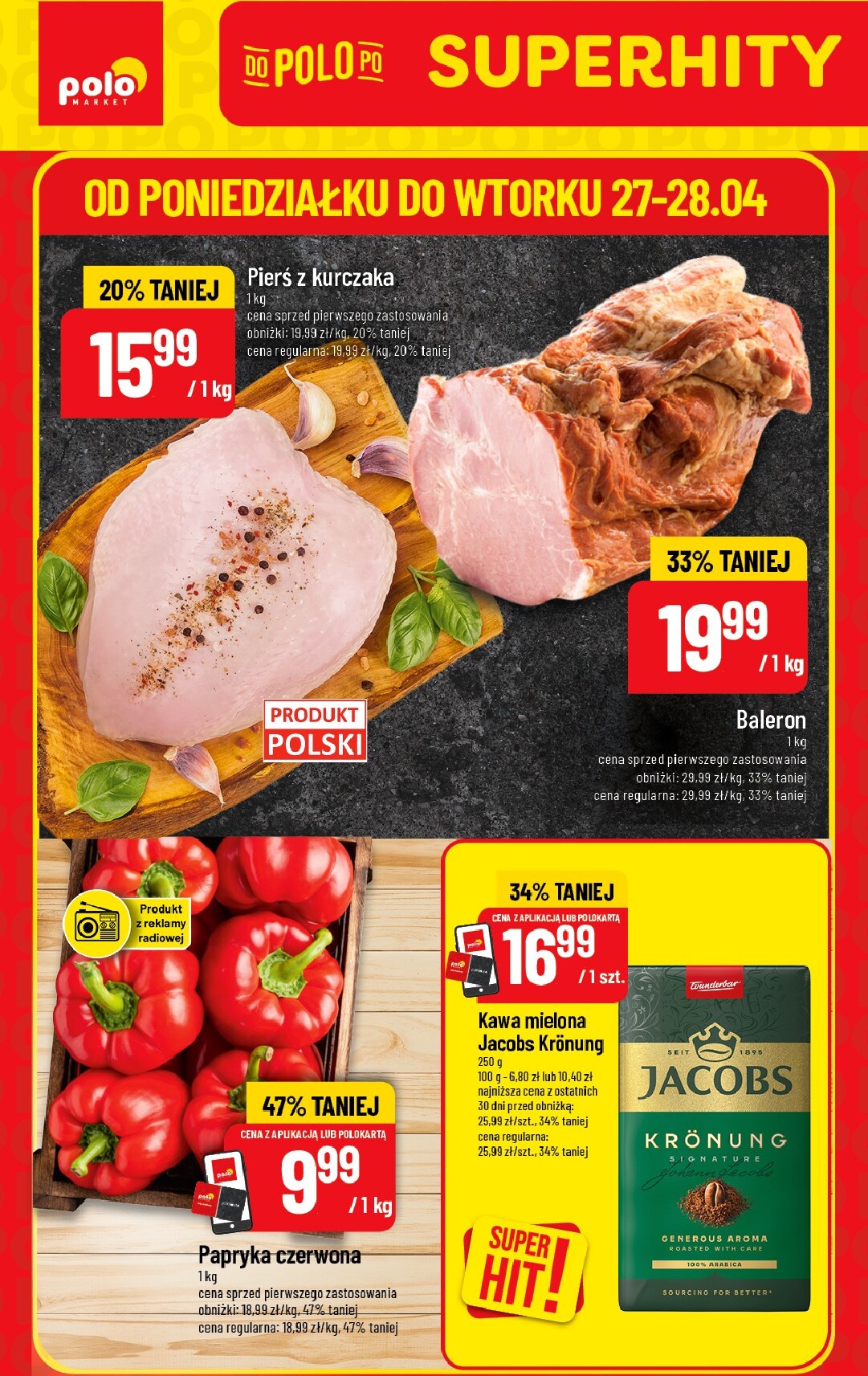 polomarket - Aktualna gazetka POLO market - Katalog Superhity ważna od 27.04.2026 do 28.04.2026