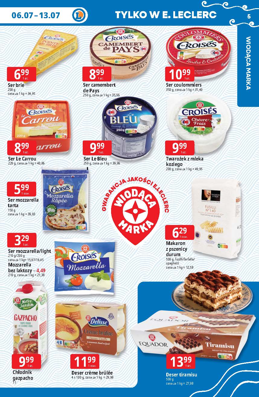 e-leclerc - Aktualna gazetka E.Leclerc - Tanio To Tu ważna od 06.07.2026 do 13.07.2026 - page: 5