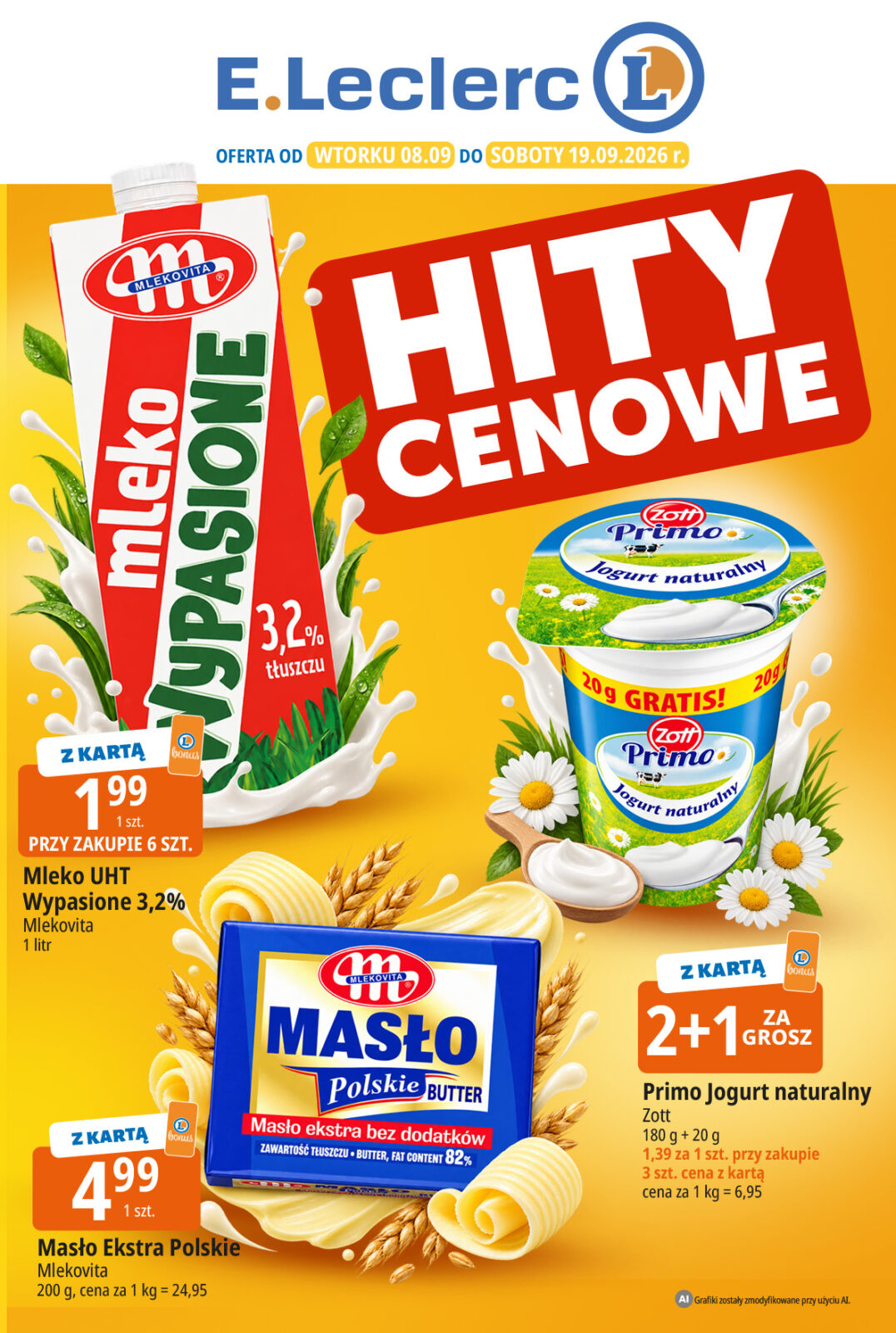 e-leclerc - Aktualna gazetka E.Leclerc - Hity Cenowe ważna od 08.09.2026 do 19.09.2026