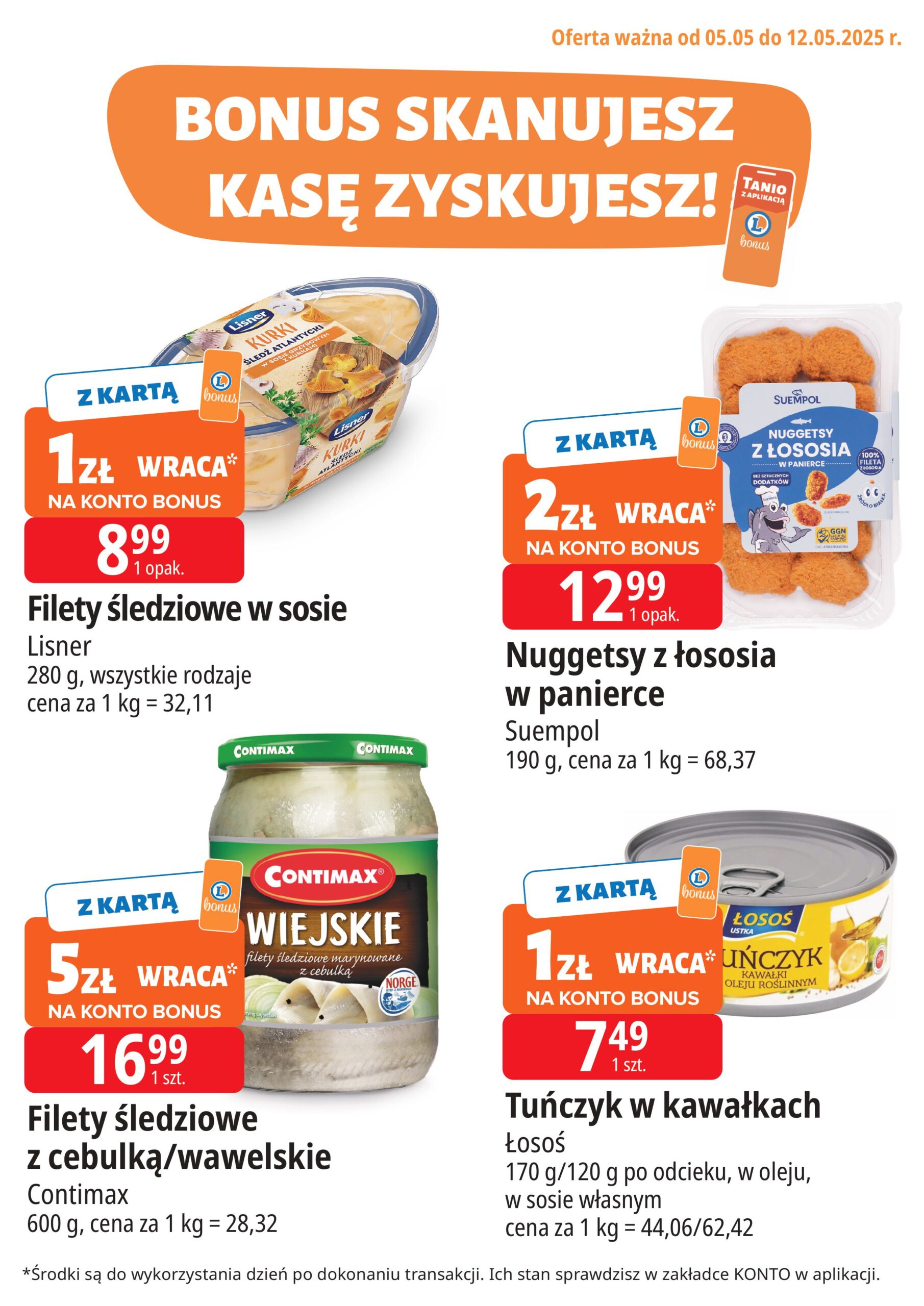 e-leclerc - E.Leclerc - Bonus skanujesz kasę zyskujesz gazetka ważna od 05.05. - 12.05.