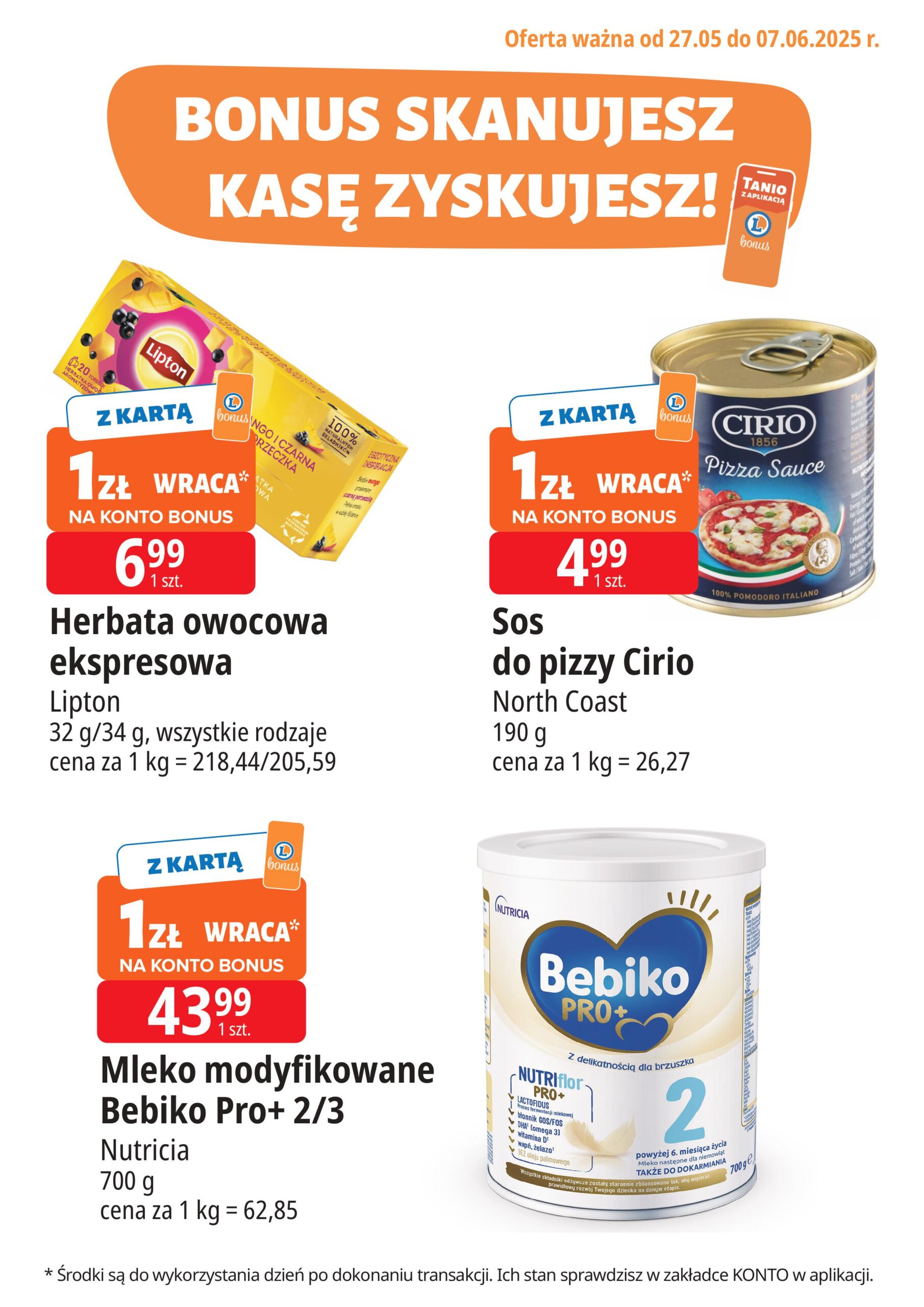 e-leclerc - E.Leclerc - Bonus skanujesz kasę zyskujesz gazetka ważna od 27.05. - 07.06. - page: 3